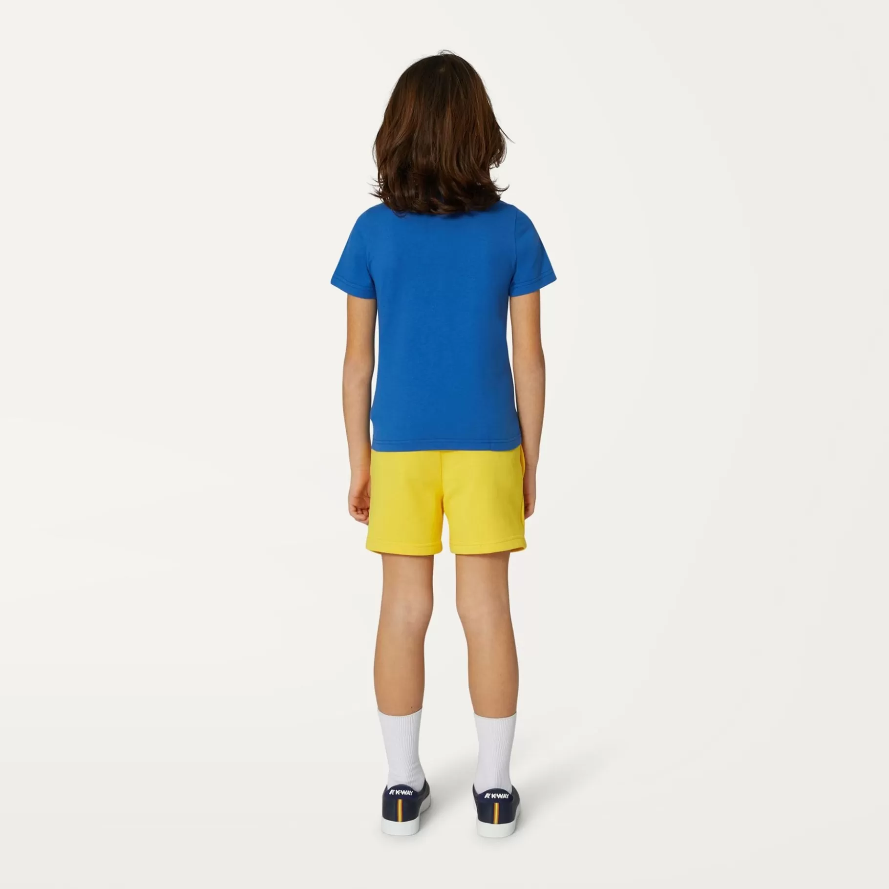 Shorts*K-WAY P. Le Vrai Dorian Poly Cotton - Shorts - Sportshorts - Kid Unisex - Yellow Dk