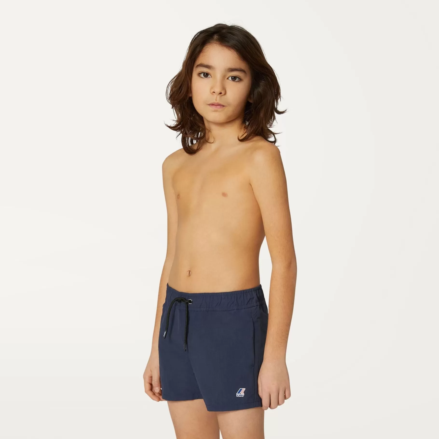 Swimwear*K-WAY P. Le Vrai Olivier - Bathing Suits - Swimming Trunk - Boy - Blue Depth