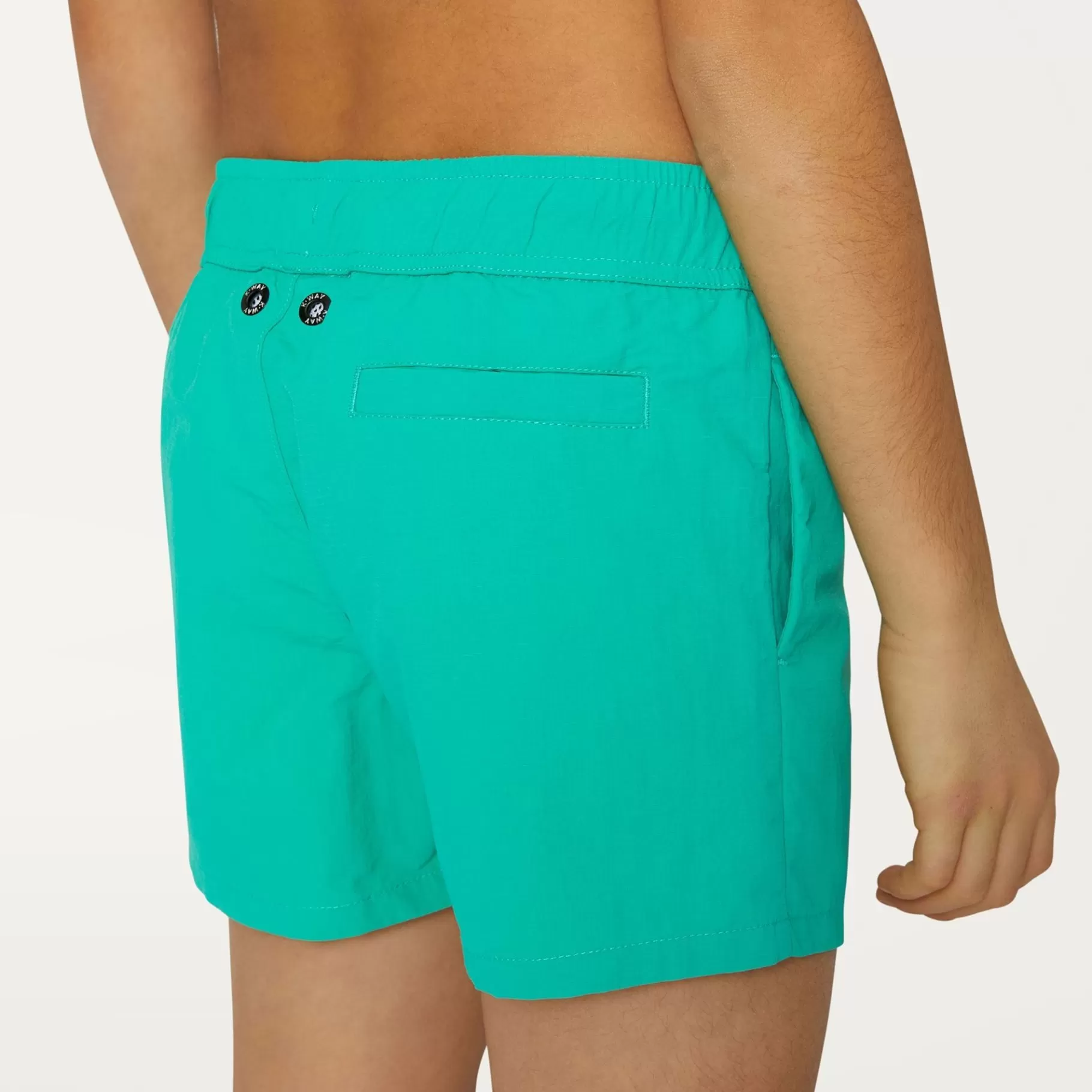 Swimwear*K-WAY P. Le Vrai Olivier - Bathing Suits - Swimming Trunk - Boy - Green Marine