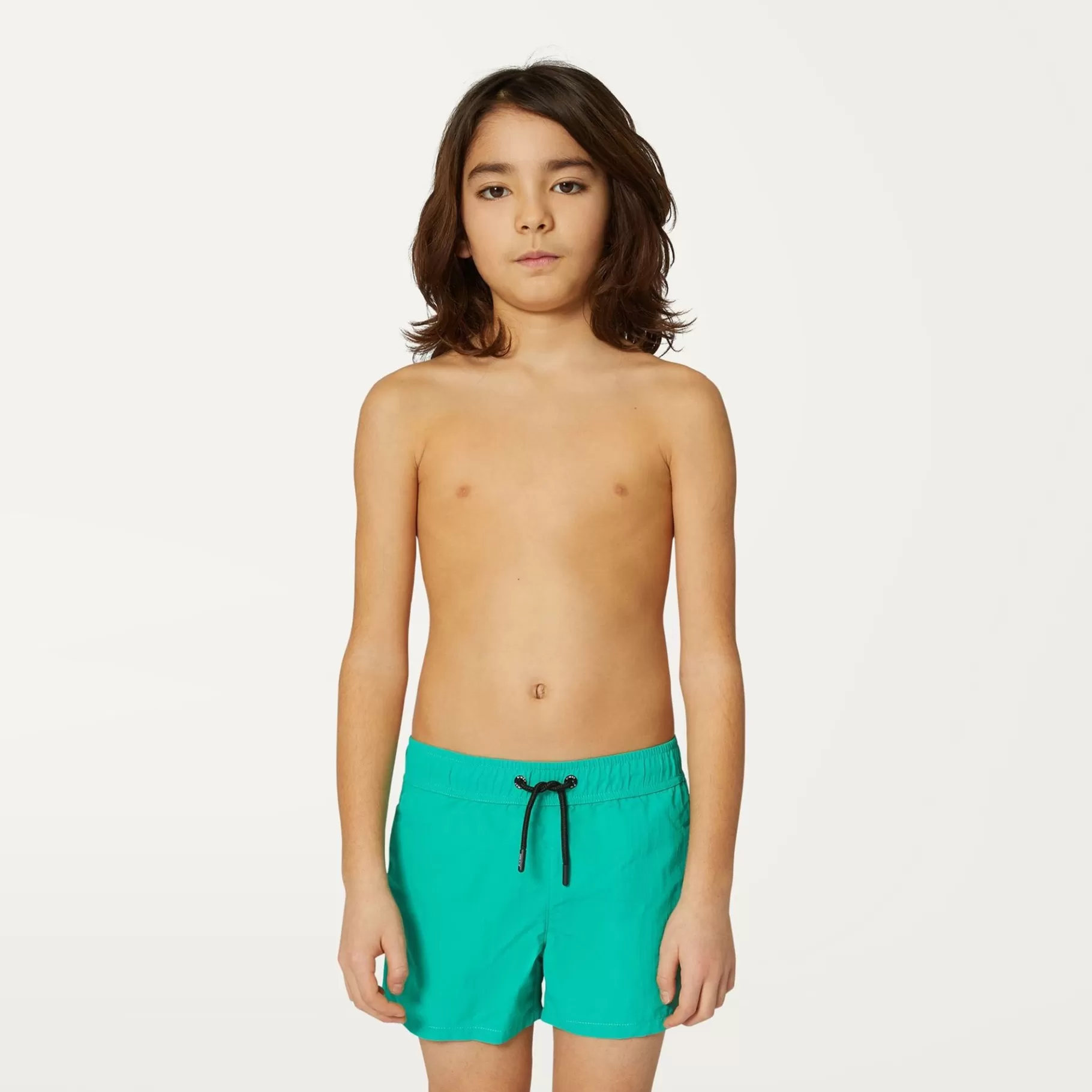 Swimwear*K-WAY P. Le Vrai Olivier - Bathing Suits - Swimming Trunk - Boy - Green Marine