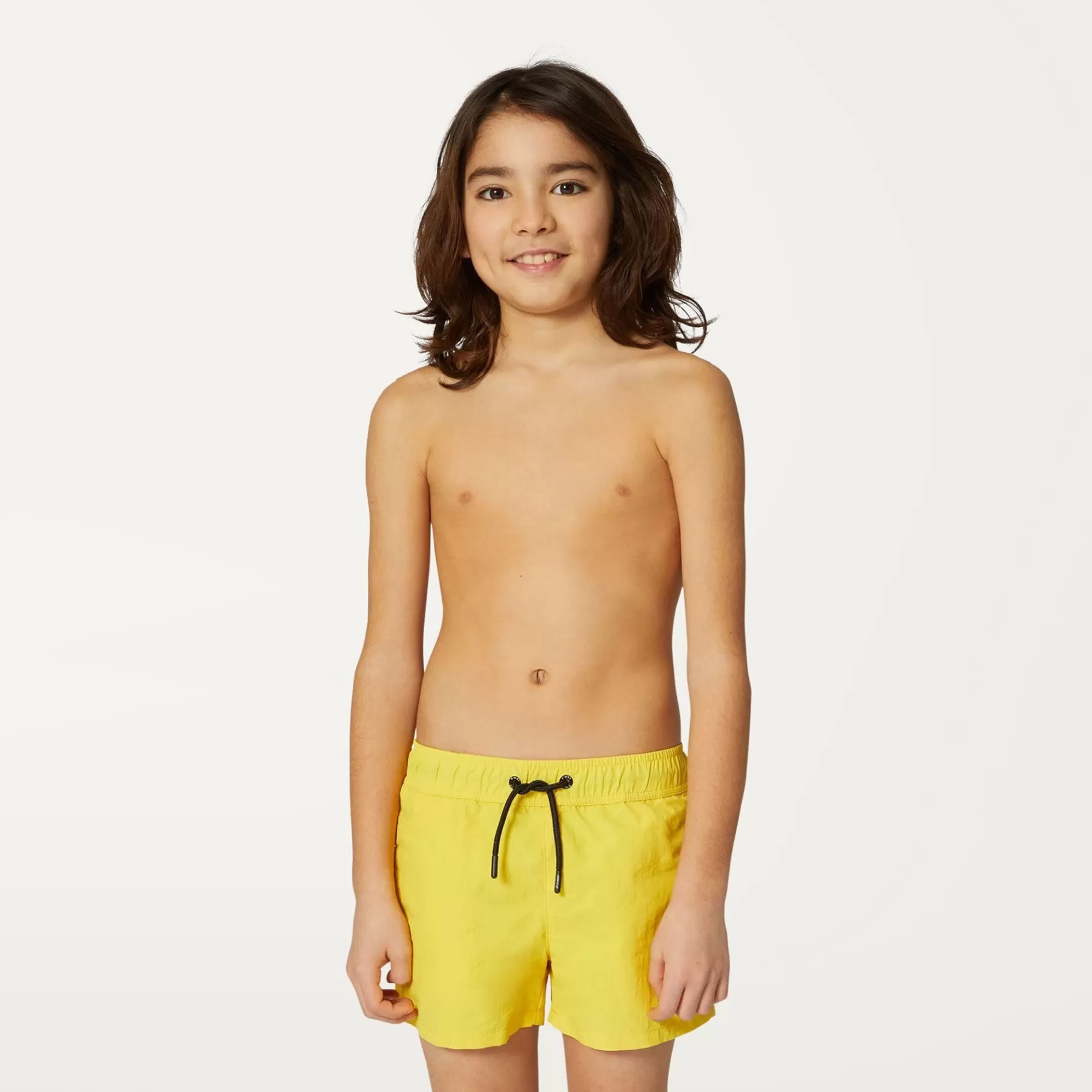 Swimwear*K-WAY P. Le Vrai Olivier - Bathing Suits - Swimming Trunk - Boy - Yellow Dk