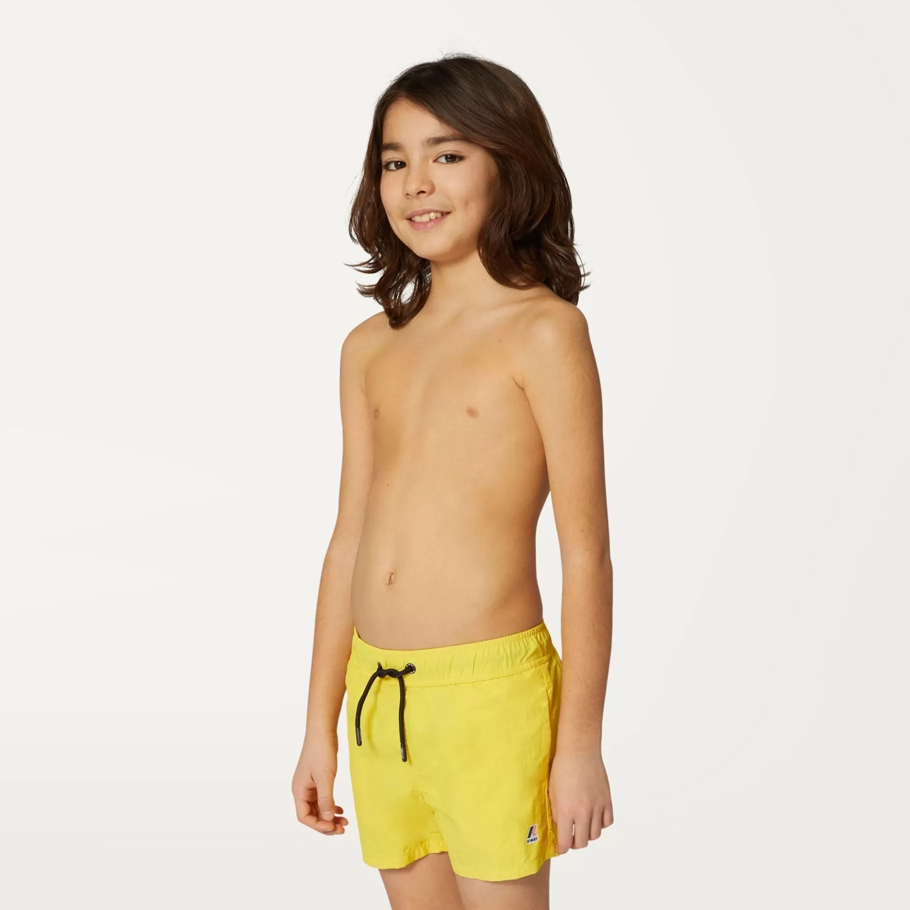 Swimwear*K-WAY P. Le Vrai Olivier - Bathing Suits - Swimming Trunk - Boy - Yellow Dk