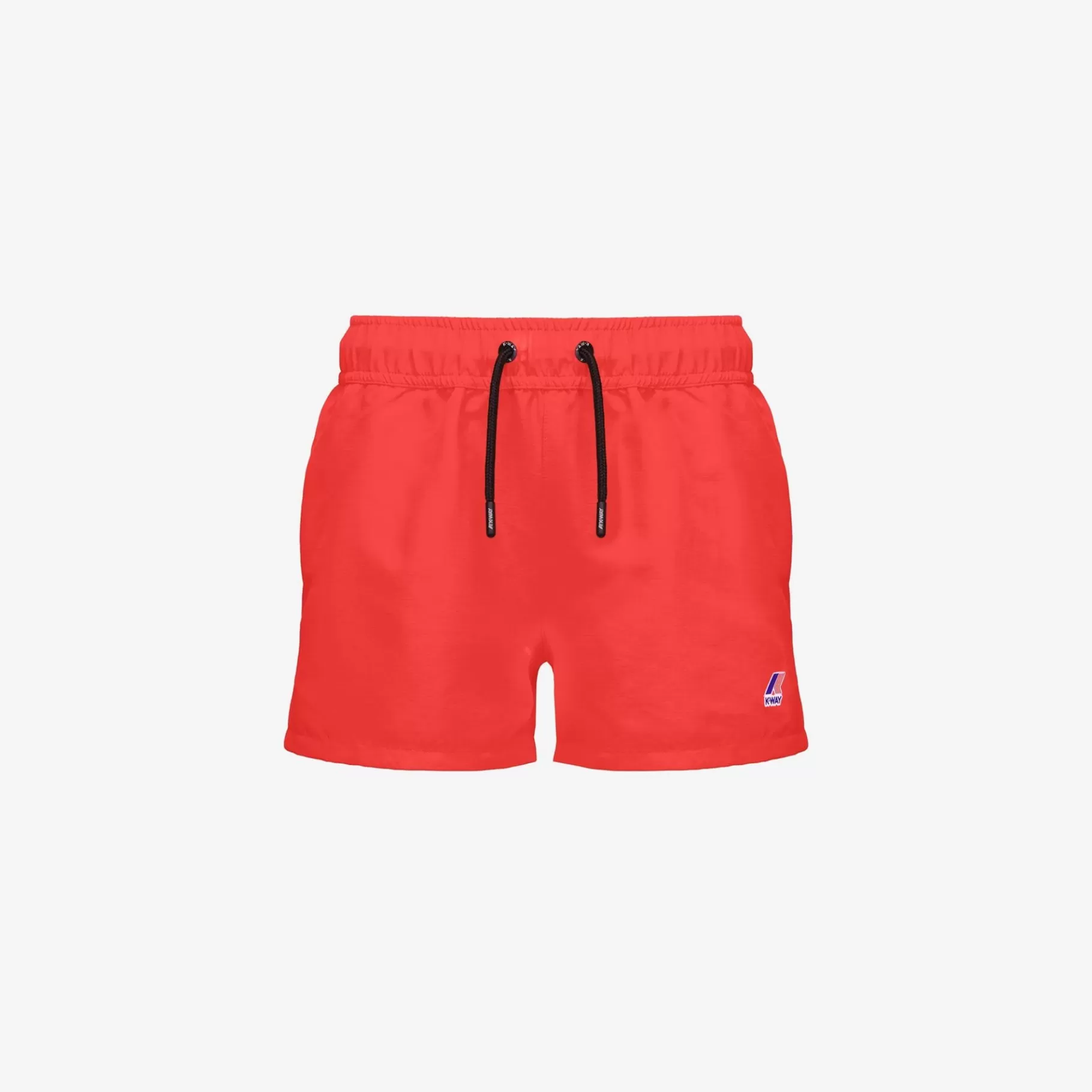 Swimwear*K-WAY P. Le Vrai Olivier Fluo - Bathing Suits - Swimming Trunk - Boy - Red Papavero