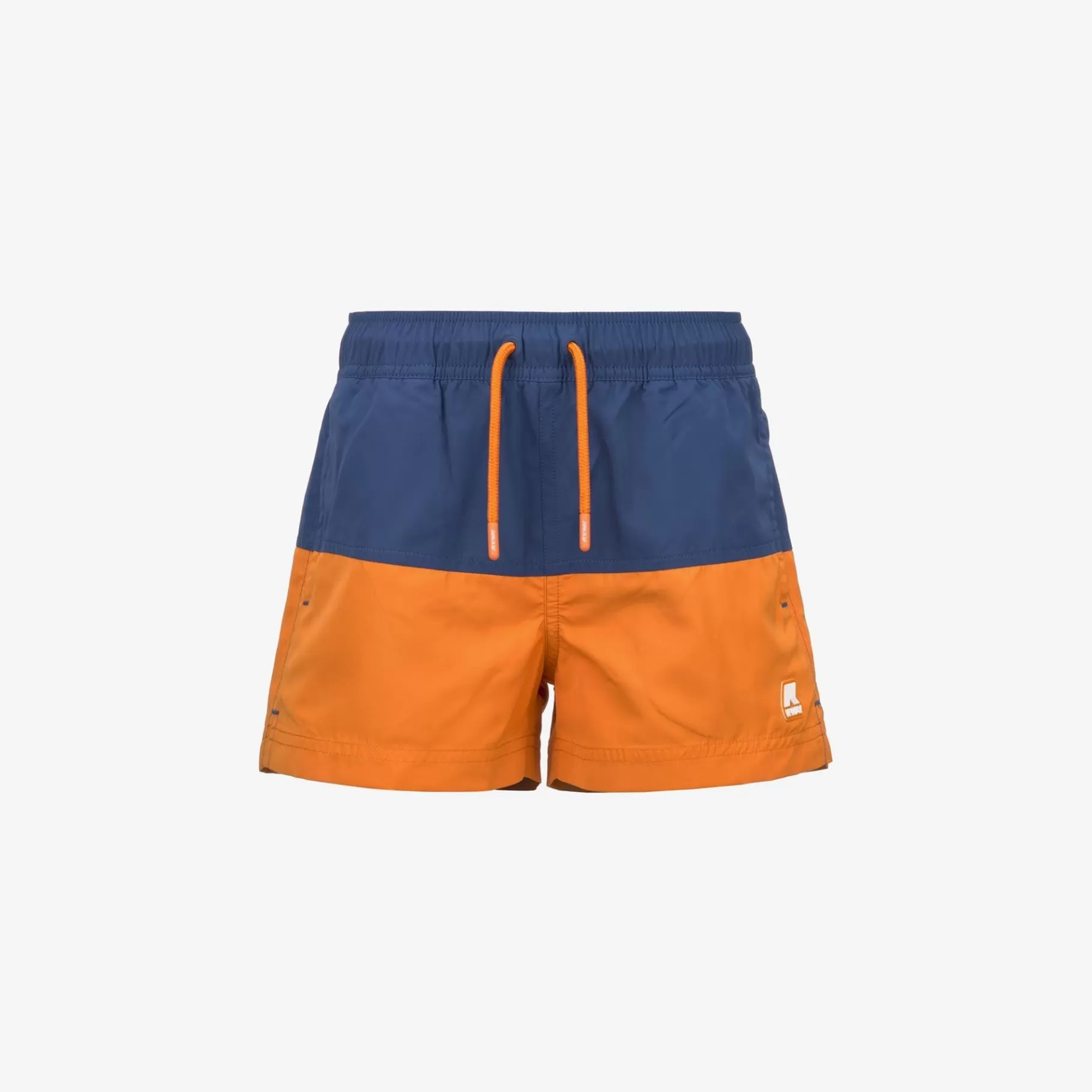 Swimwear*K-WAY P. Leslie - Bathing Suits - Swimming Trunk - Boy - Blue Fiord-Orange Md
