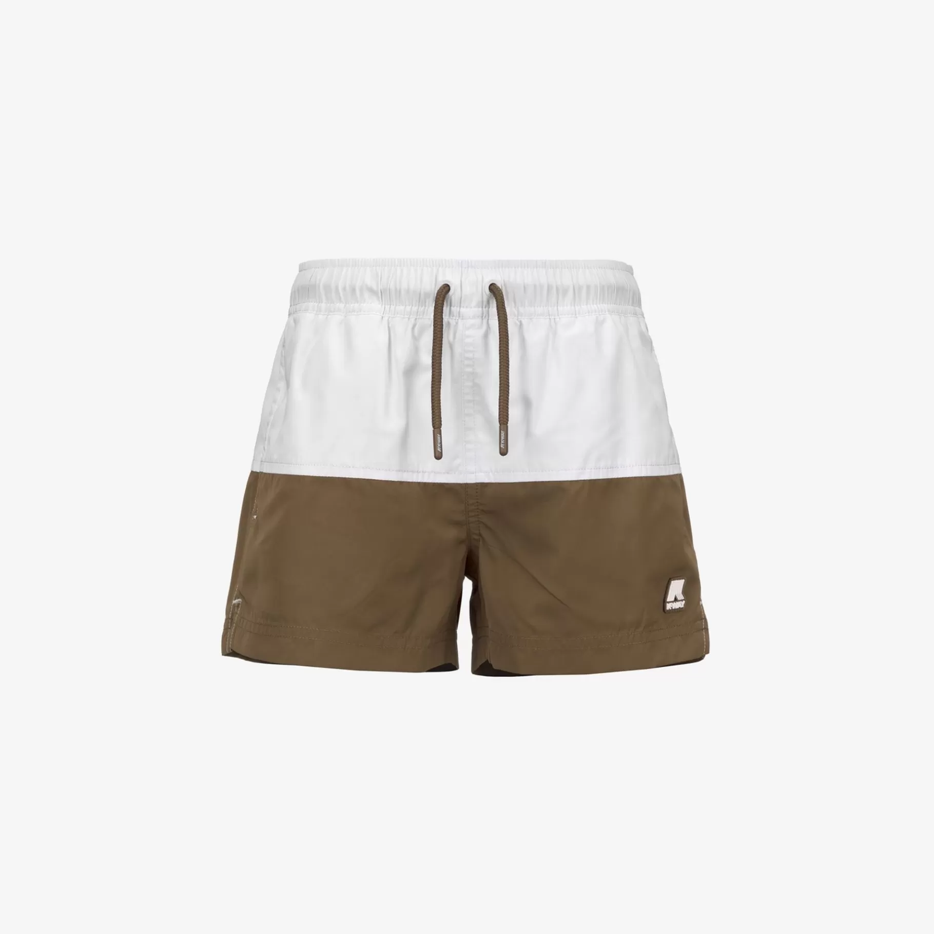 Swimwear*K-WAY P. Leslie - Bathing Suits - Swimming Trunk - Boy - White-Brown C