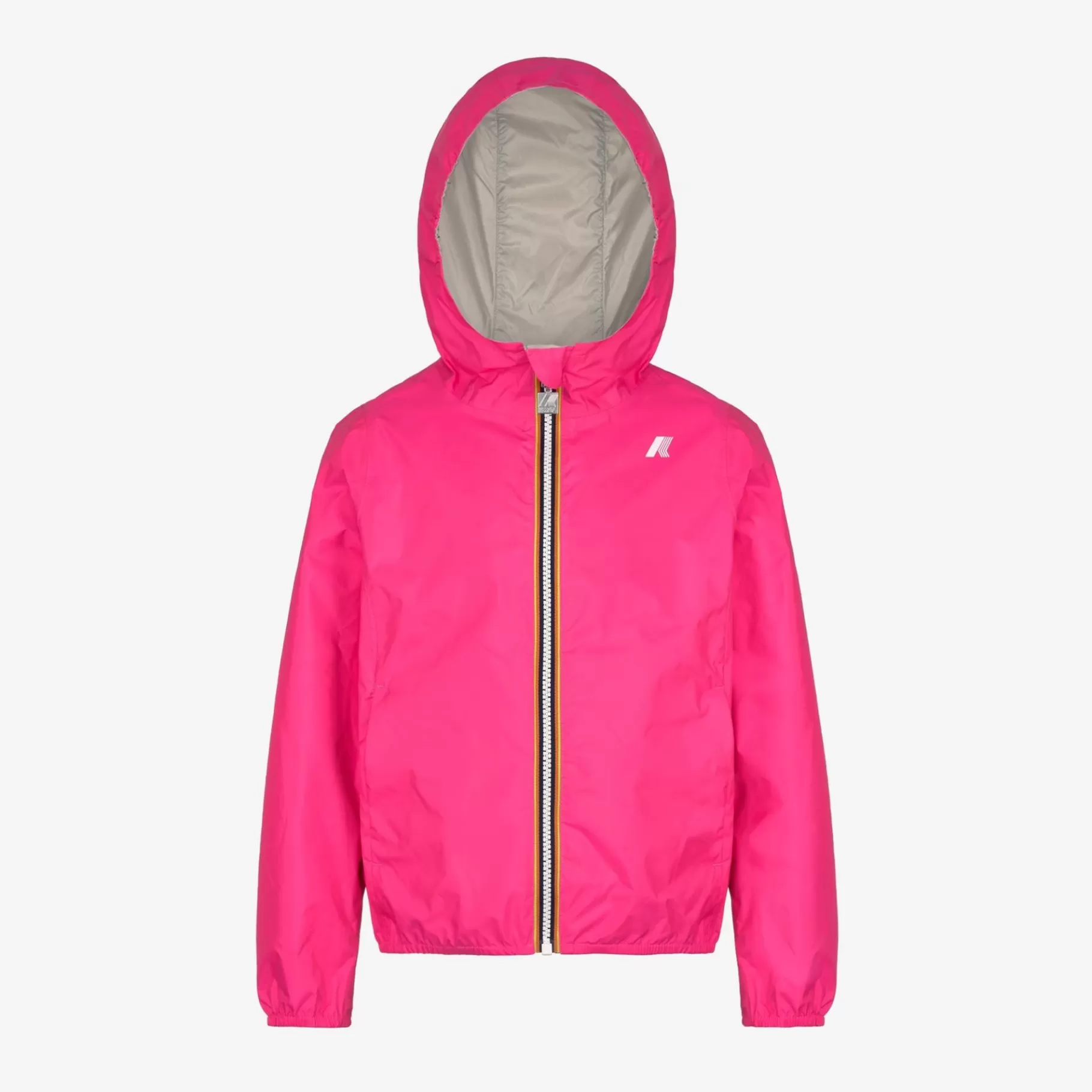 Short Jackets*K-WAY P. Lily Eco Plus Reversible Fluo - Jackets - Short - Girl - Fucsia Fluo