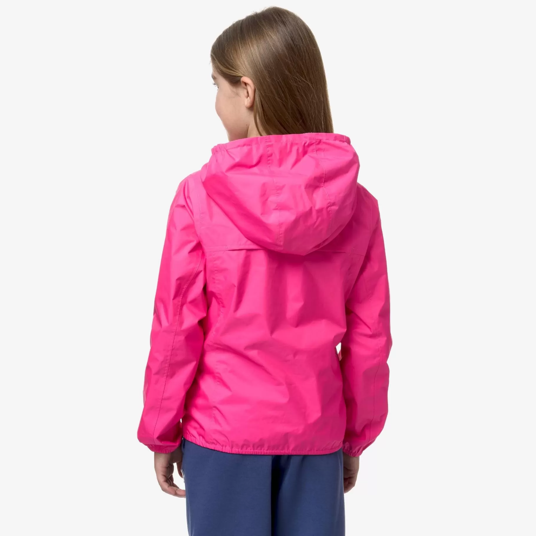 Short Jackets*K-WAY P. Lily Eco Plus Reversible Fluo - Jackets - Short - Girl - Fucsia Fluo