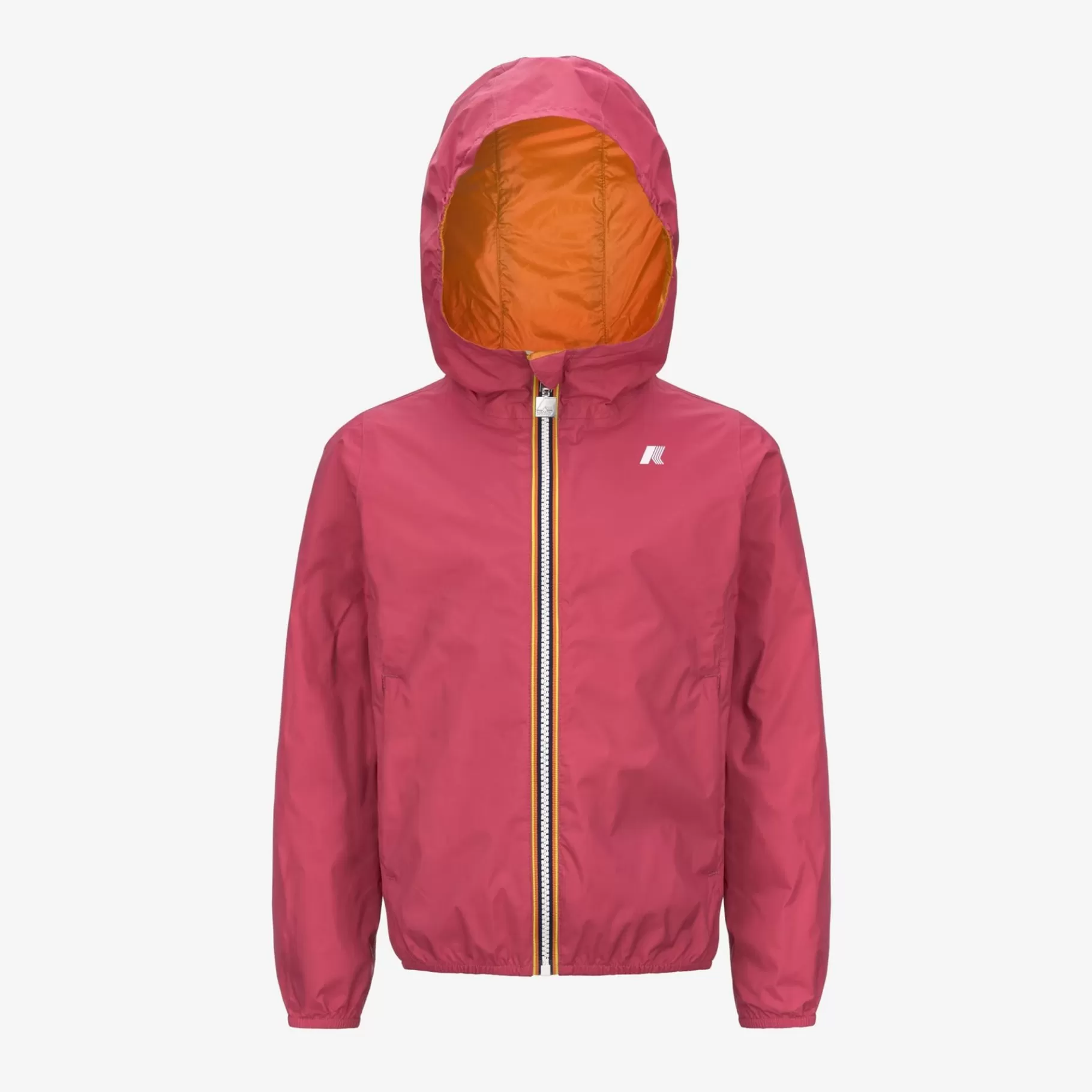 Short Jackets*K-WAY P. Lily Plus.2 Reversible - Jackets - Short - Girl - Dk Pink-Orange Md