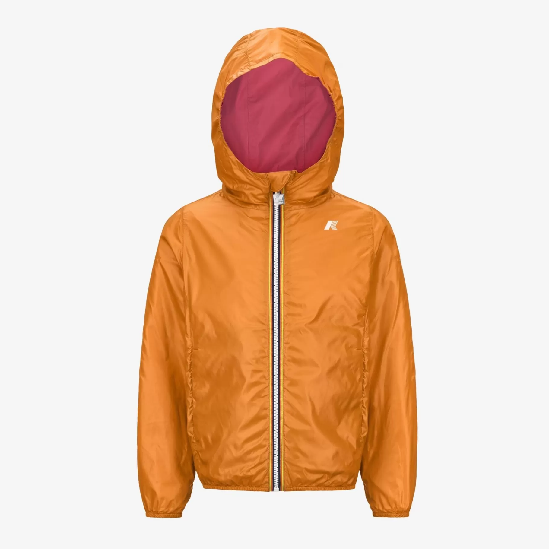 Short Jackets*K-WAY P. Lily Plus.2 Reversible - Jackets - Short - Girl - Dk Pink-Orange Md