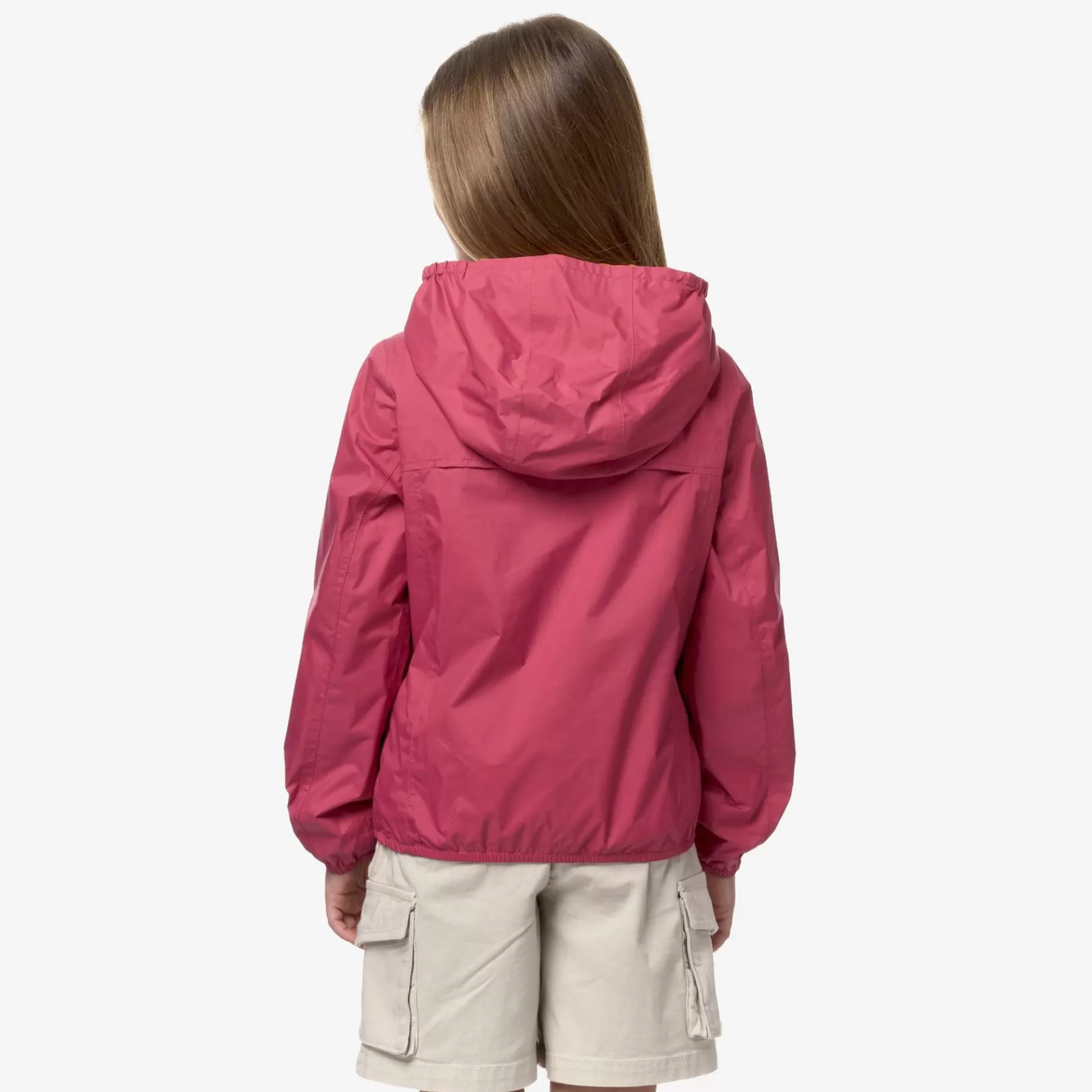Short Jackets*K-WAY P. Lily Plus.2 Reversible - Jackets - Short - Girl - Dk Pink-Orange Md