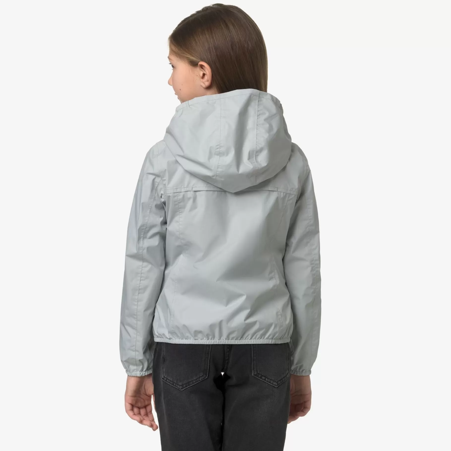 Short Jackets*K-WAY P. Lily Plus.2 Reversible - Jackets - Short - Girl - Grey S-Green P
