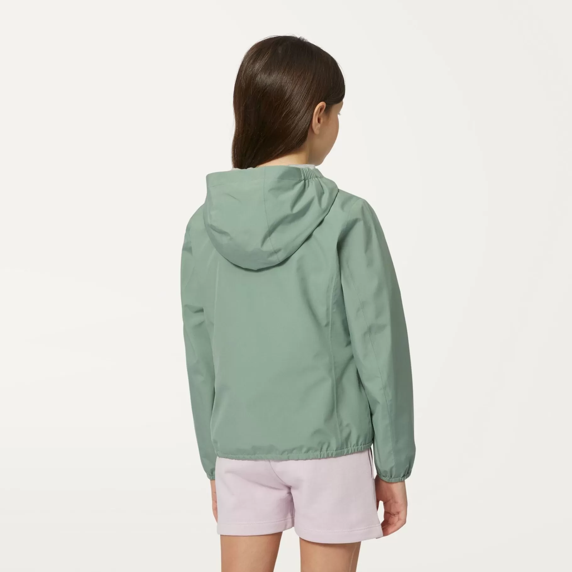 Short Jackets*K-WAY P. Lily Stretch Poly Jersey - Jackets - Short - Girl - Green Fjord