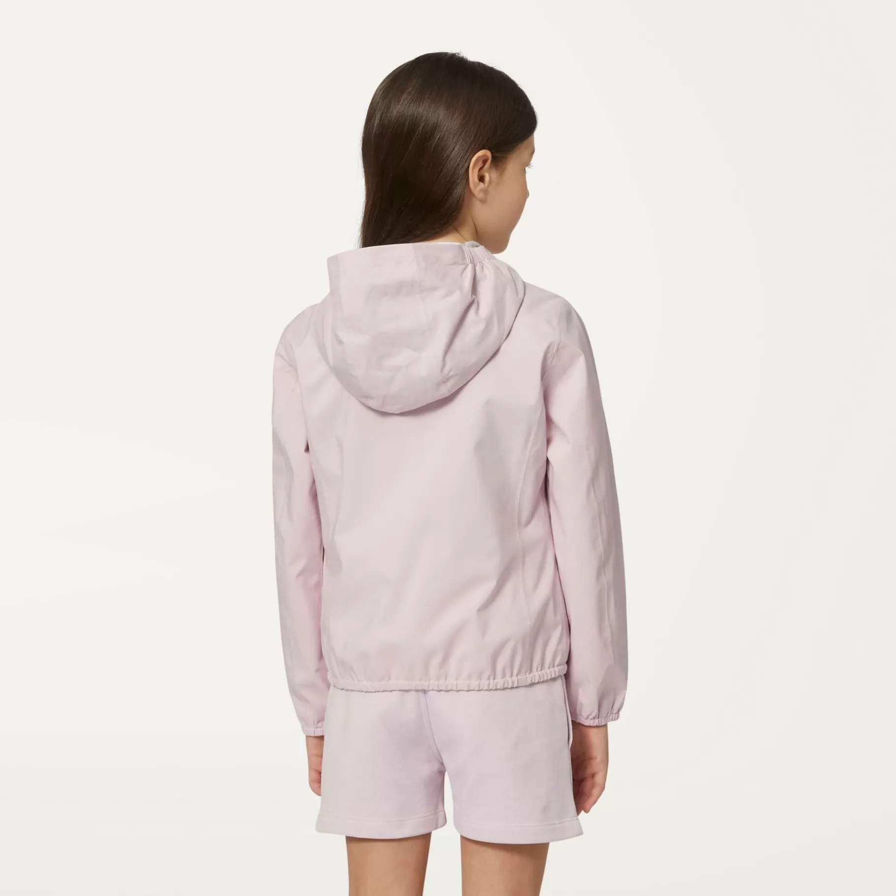 Short Jackets*K-WAY P. Lily Stretch Poly Jersey - Jackets - Short - Girl - Pink Rose