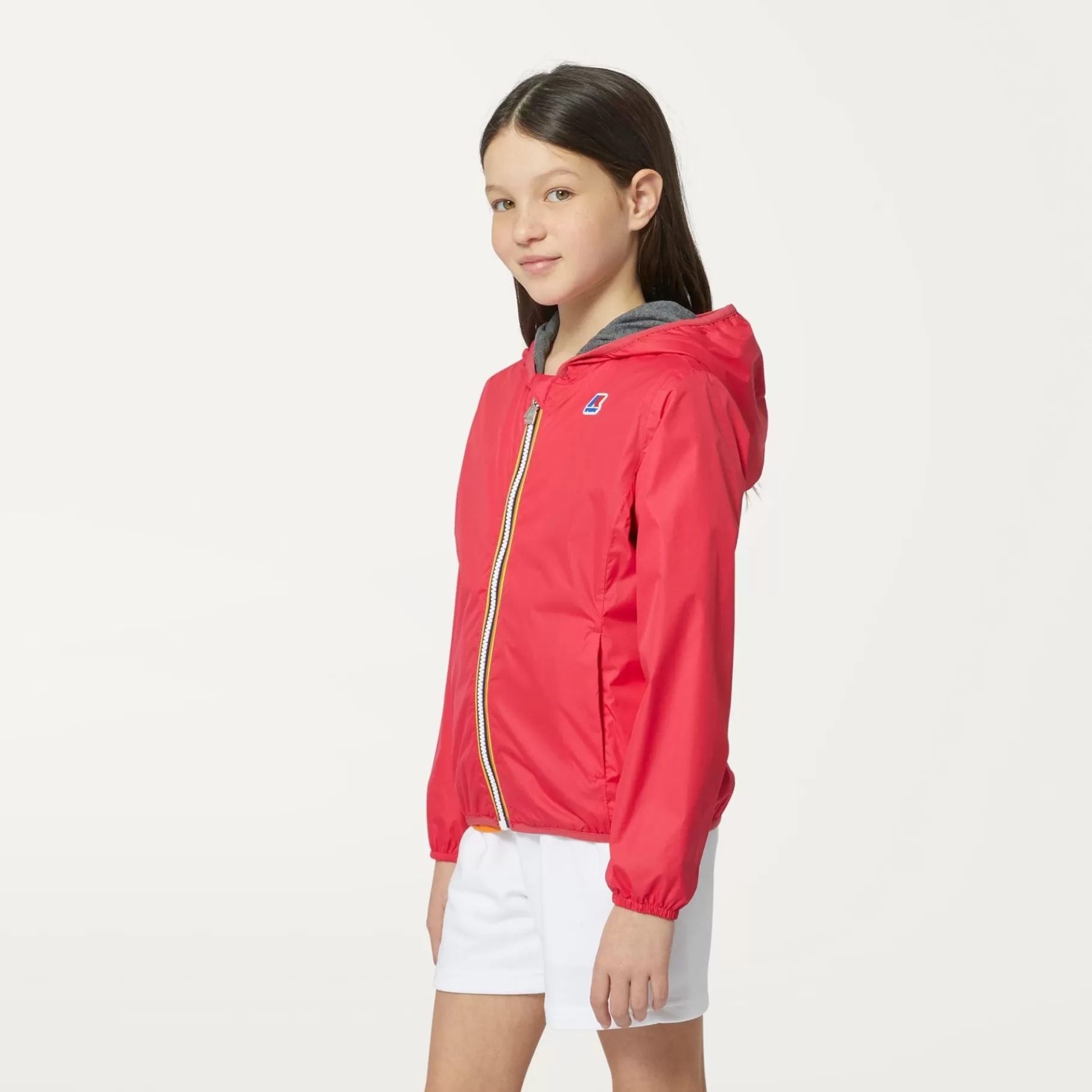 Short Jackets*K-WAY P. Lily Stretch Poly Jersey - Jackets - Short - Girl - Red Berry