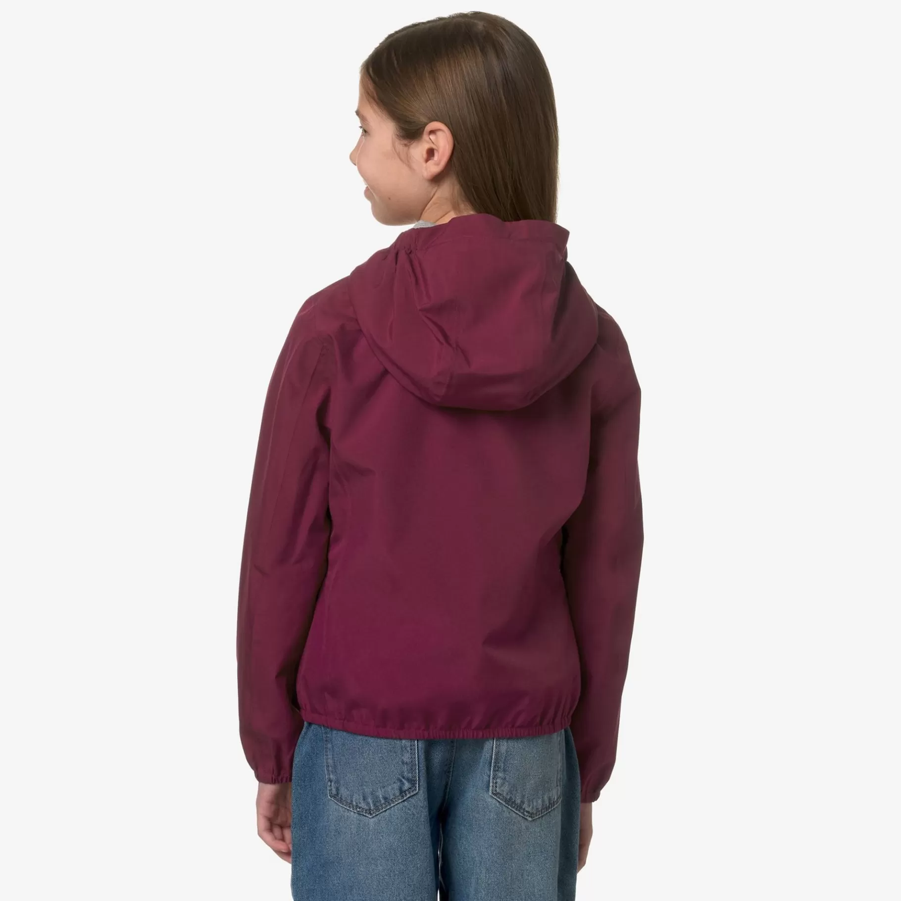 Short Jackets*K-WAY P. Lily Stretch Poly Jersey - Jackets - Short - Girl - Red Dk