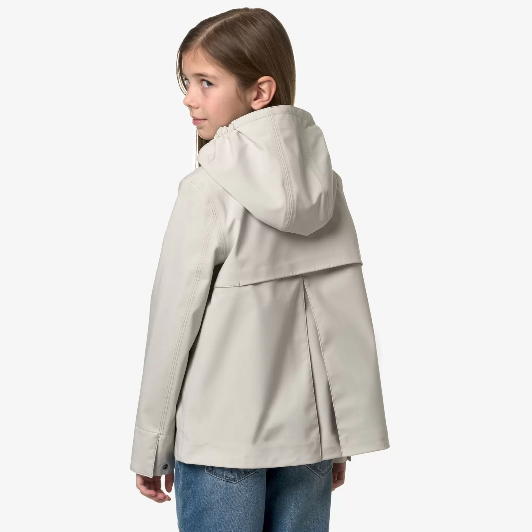 Short Jackets*K-WAY P. Madlaine Bonded Jersey - Jackets - Short - Girl - Beige Lt