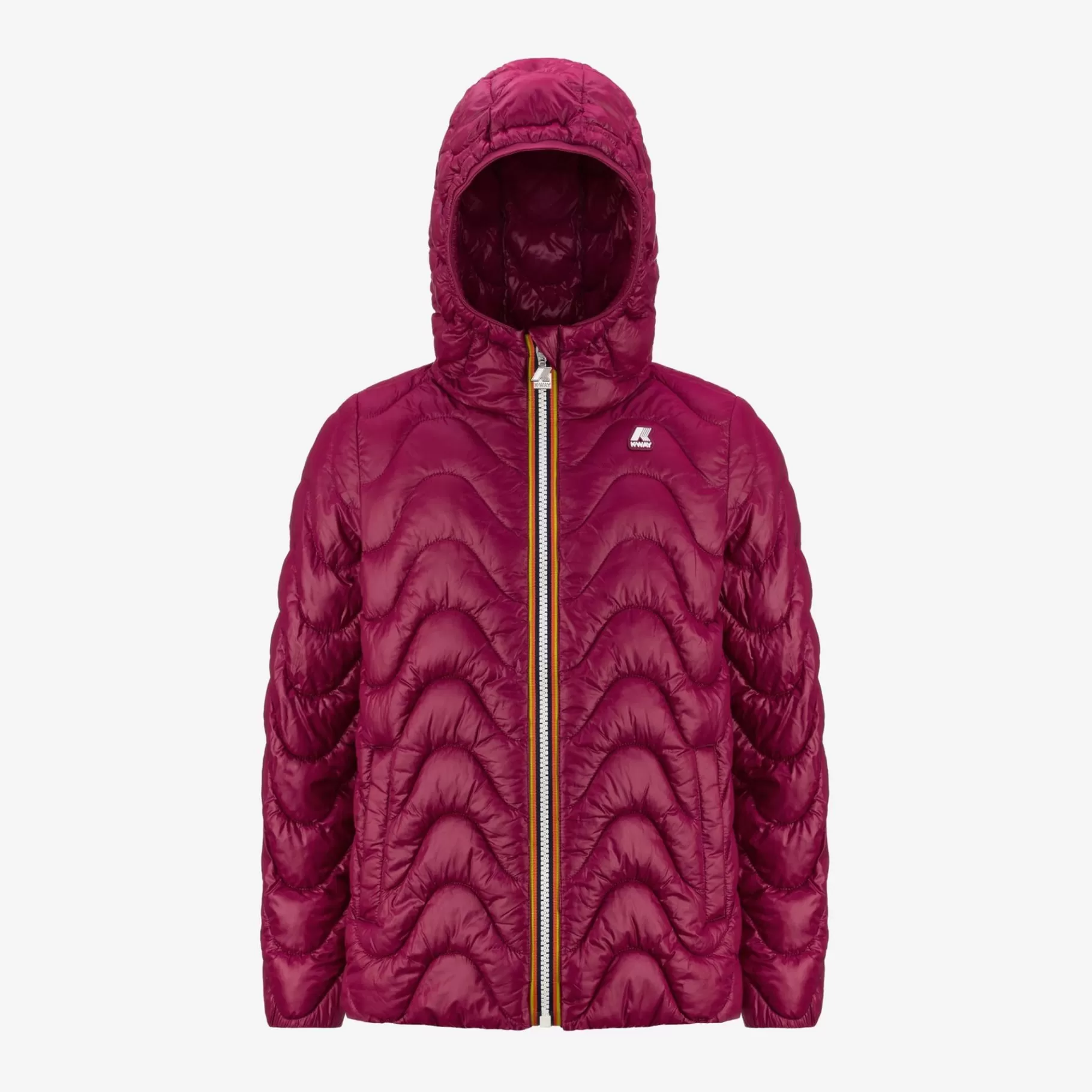 Short Jackets*K-WAY P. Madlaine Quilted Warm - Jackets - Short - Girl - Red Dk
