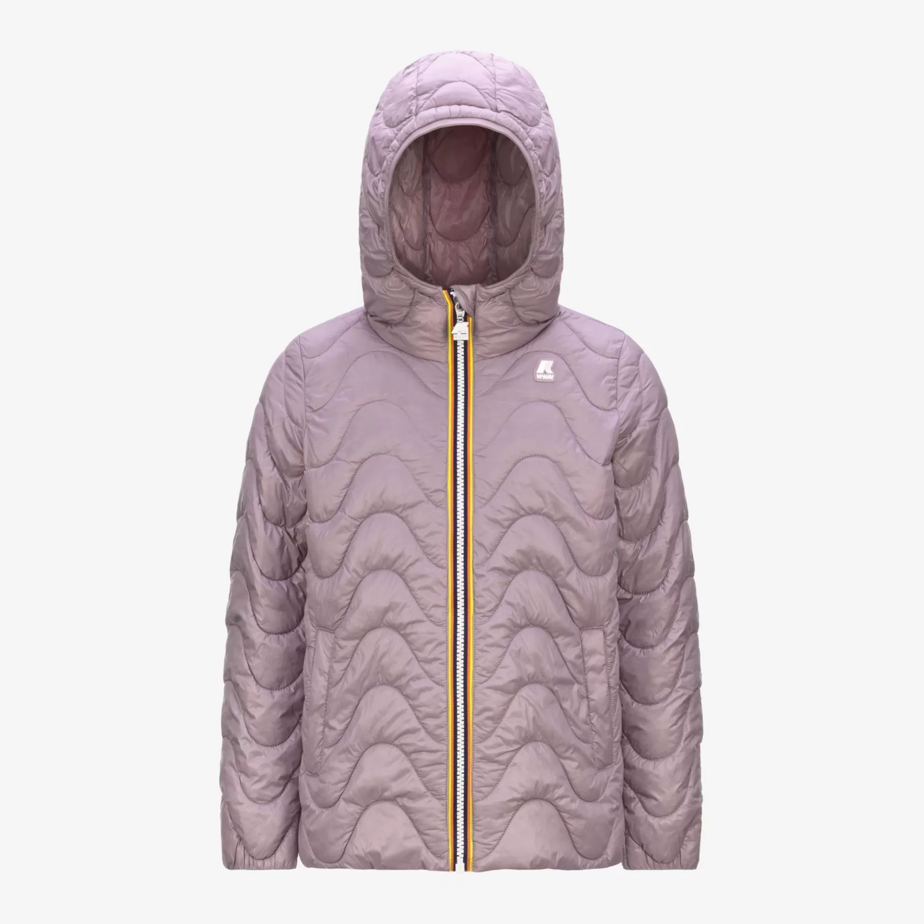 Short Jackets*K-WAY P. Madlaine Quilted Warm - Jackets - Short - Girl - Violet Dusty