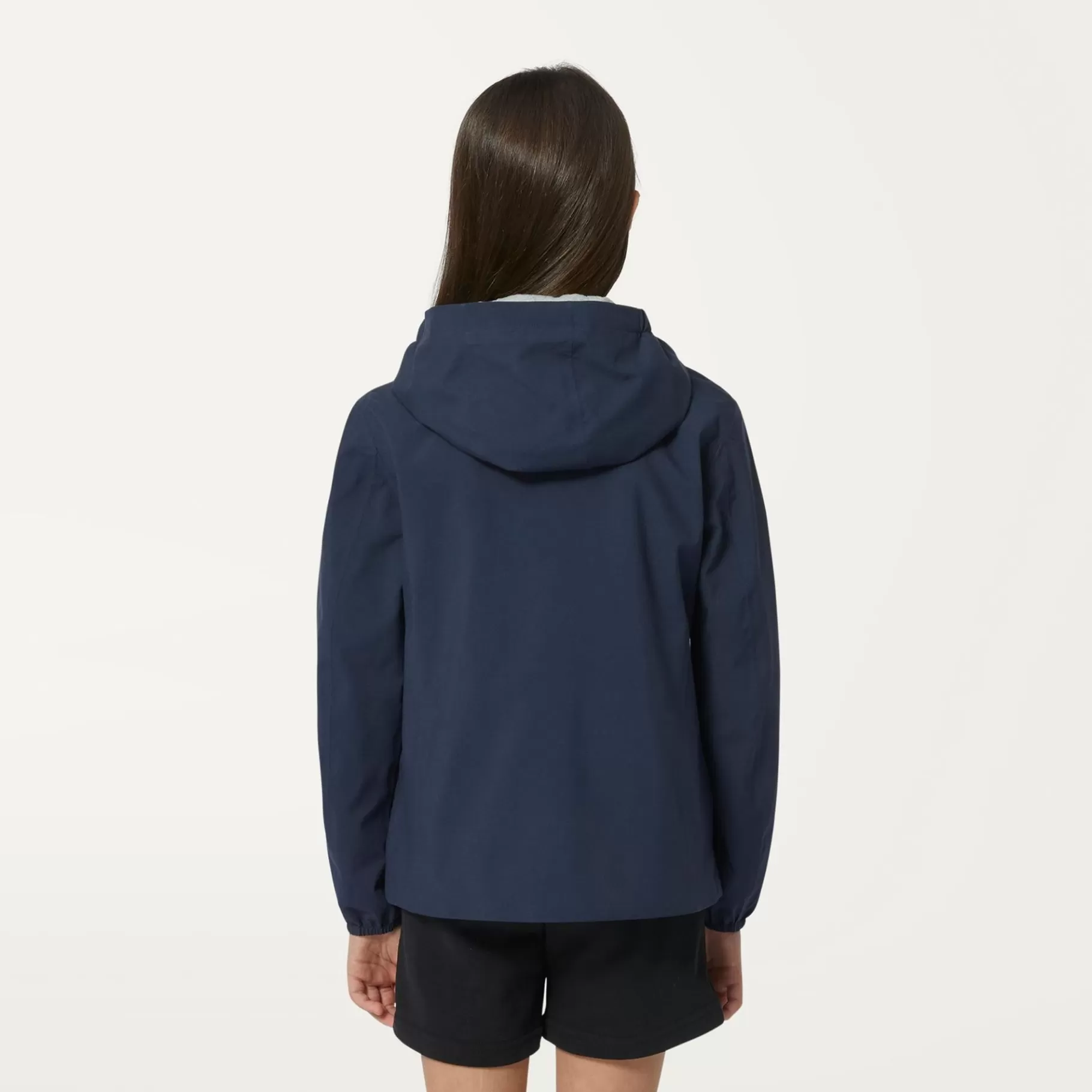 Coats And Long Jackets*K-WAY P. Marguerite Stretch Poly Jersey - Jackets - Mid - Girl - Blue Depth