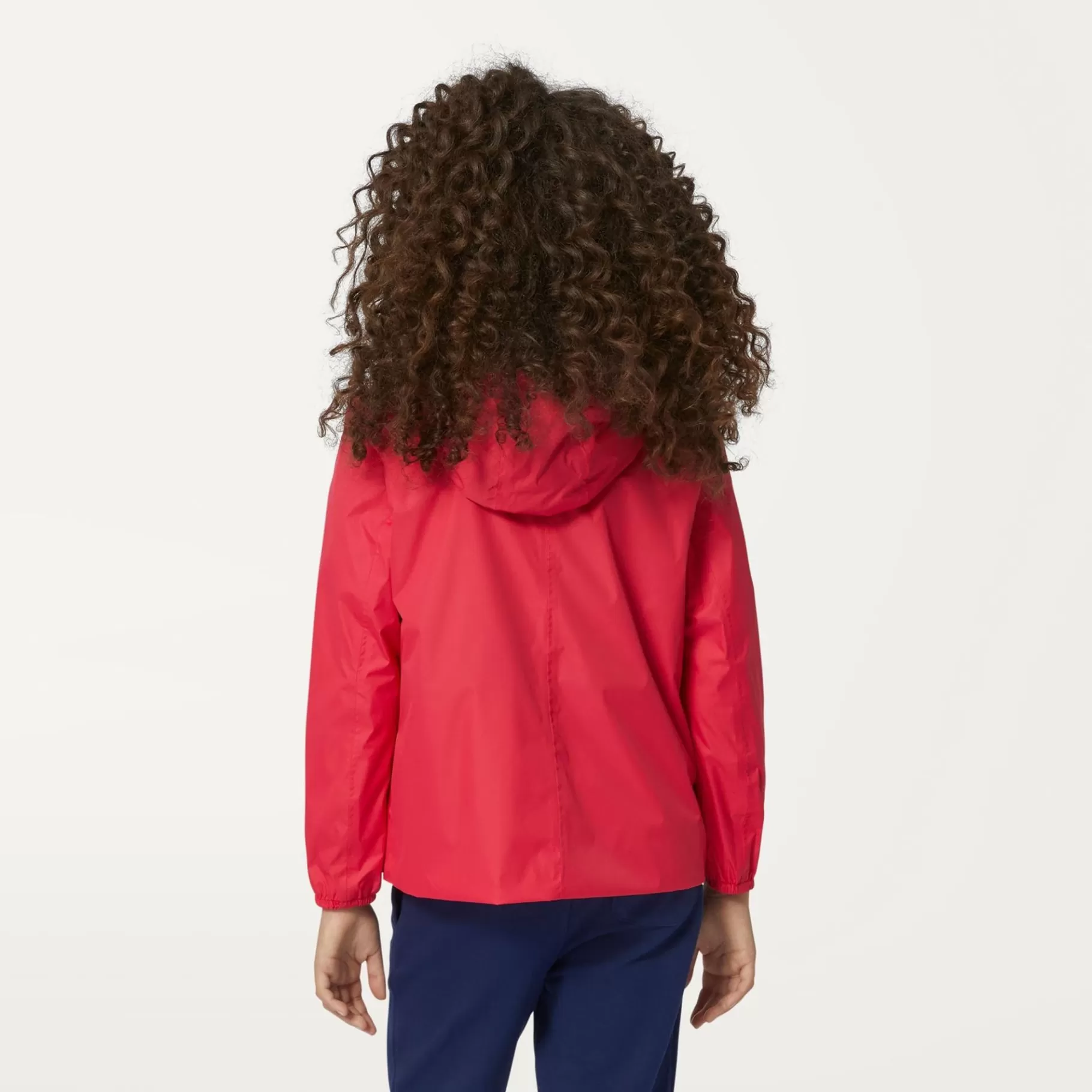 Coats And Long Jackets*K-WAY P. Marguerite Stretch Poly Jersey - Jackets - Mid - Girl - Red Berry
