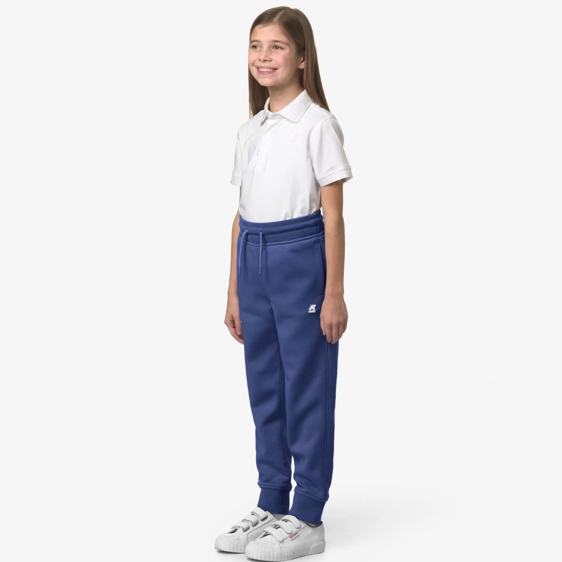 Trousers*K-WAY P. Mick Light Spacer - Pants - Sport Trousers - Boy - Blue Fiord