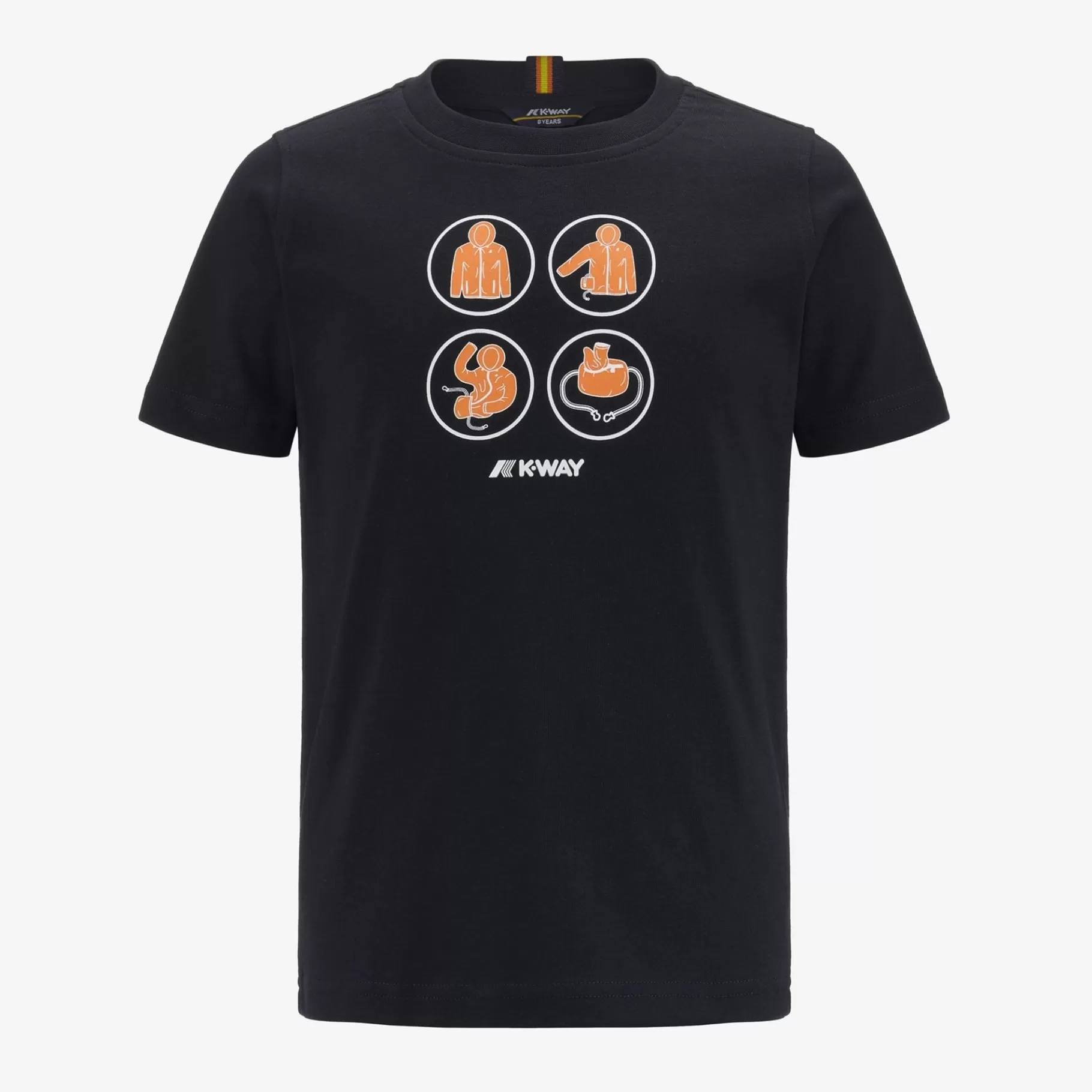 T-Shirt*K-WAY P. Odom How To Pack - T-Shirtstop - T-Shirt - Boy - Blue Depth