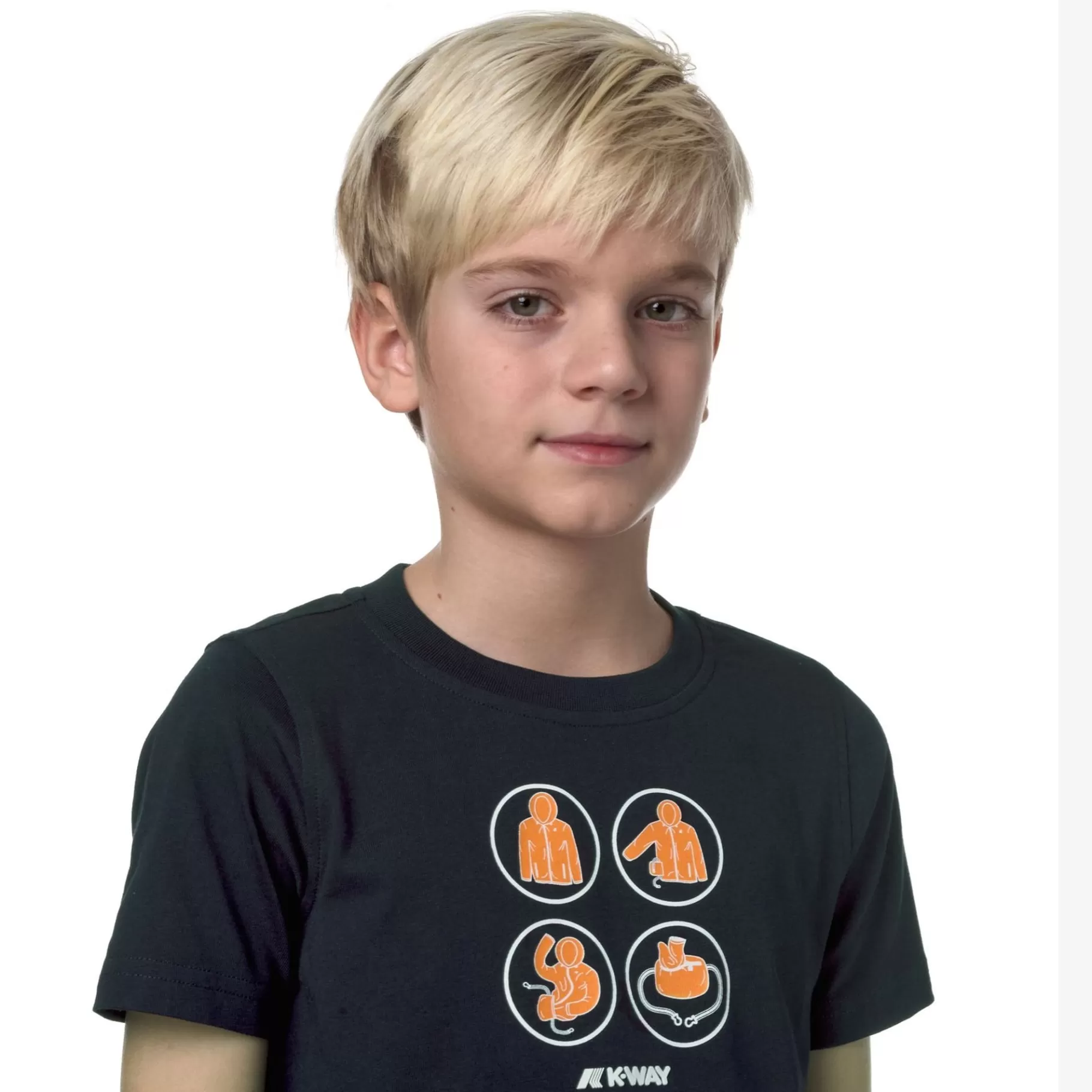 T-Shirt*K-WAY P. Odom How To Pack - T-Shirtstop - T-Shirt - Boy - Blue Depth