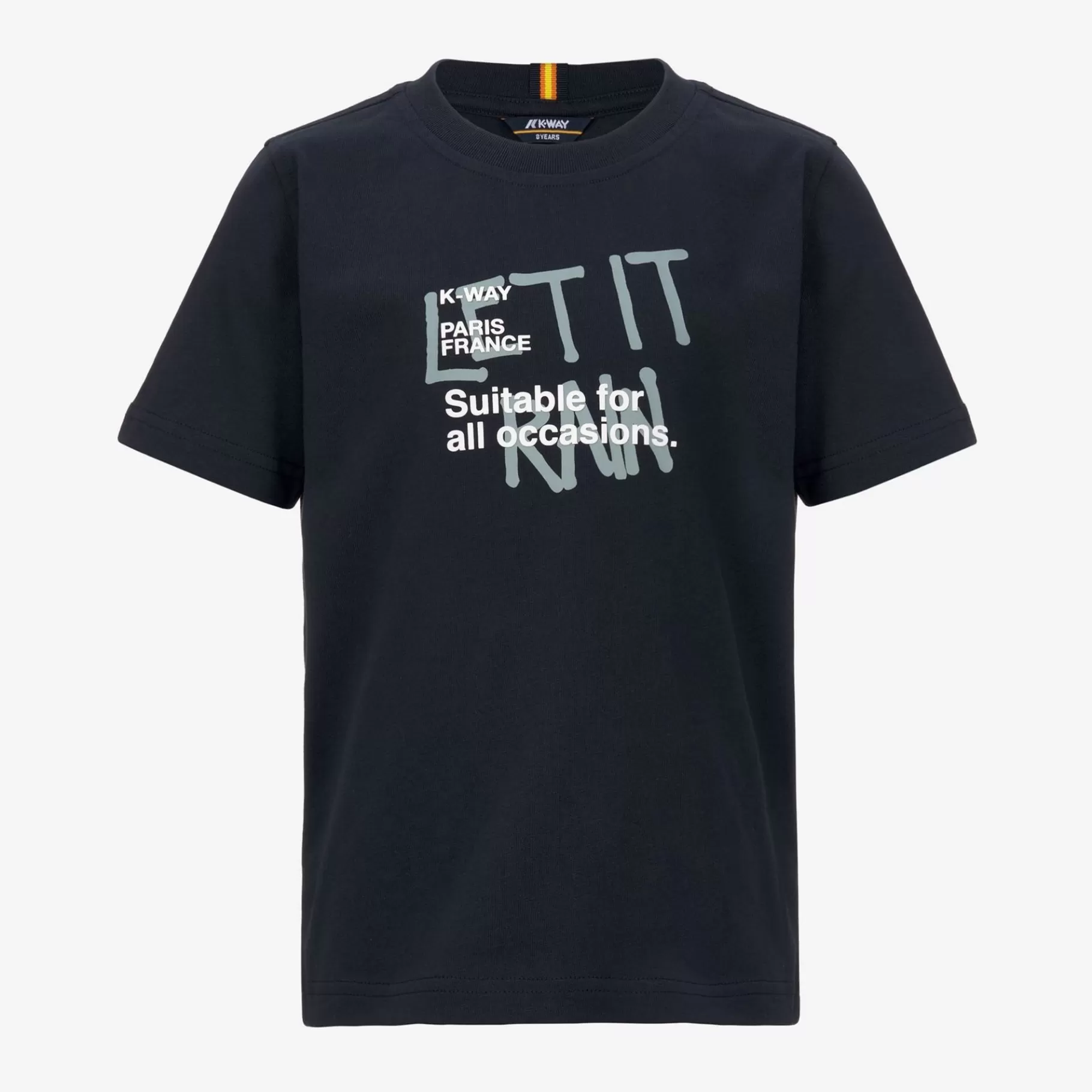 T-Shirt*K-WAY P. Odom Let It Rain - T-Shirtstop - T-Shirt - Boy - Blue Depth