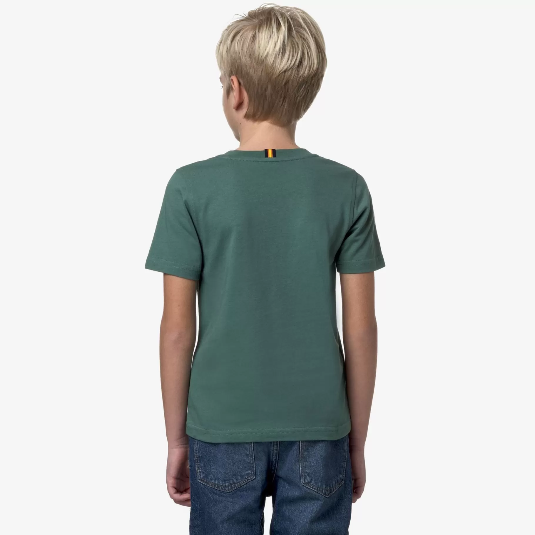 T-Shirt*K-WAY P. Odom Let It Rain - T-Shirtstop - T-Shirt - Boy - Green Palm