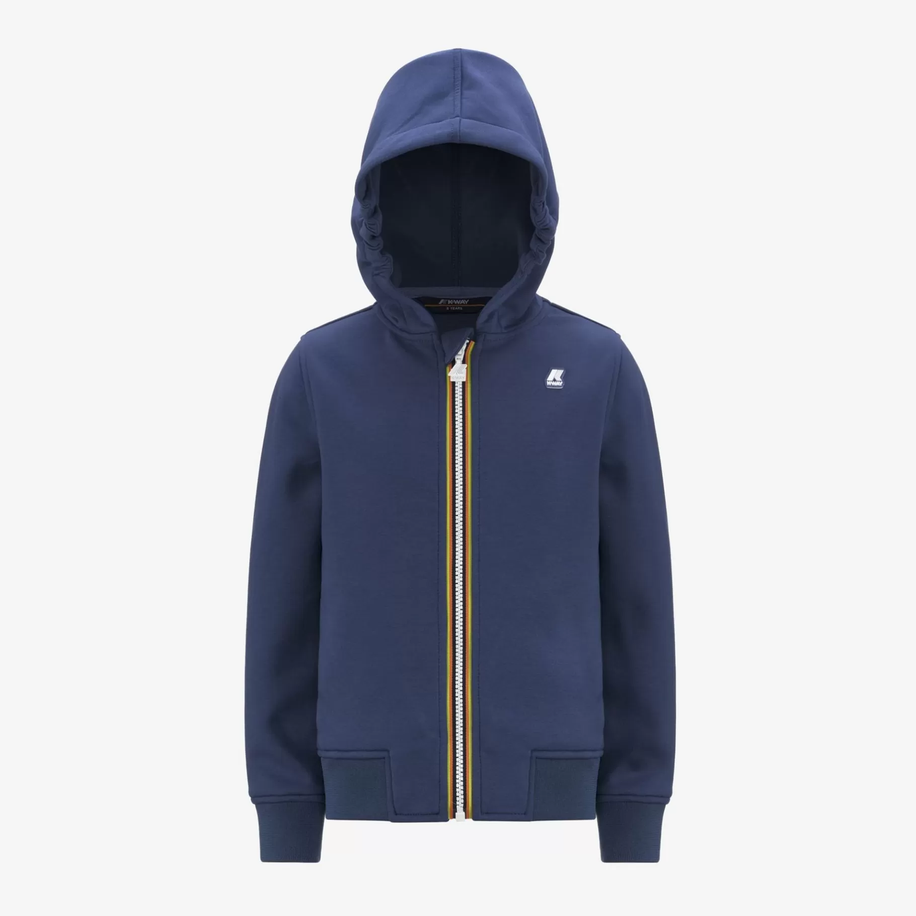 Hoodies And Sweaters*K-WAY P. Rainer Light Spacer - Fleece - Jacket - Boy - Blue Fiord