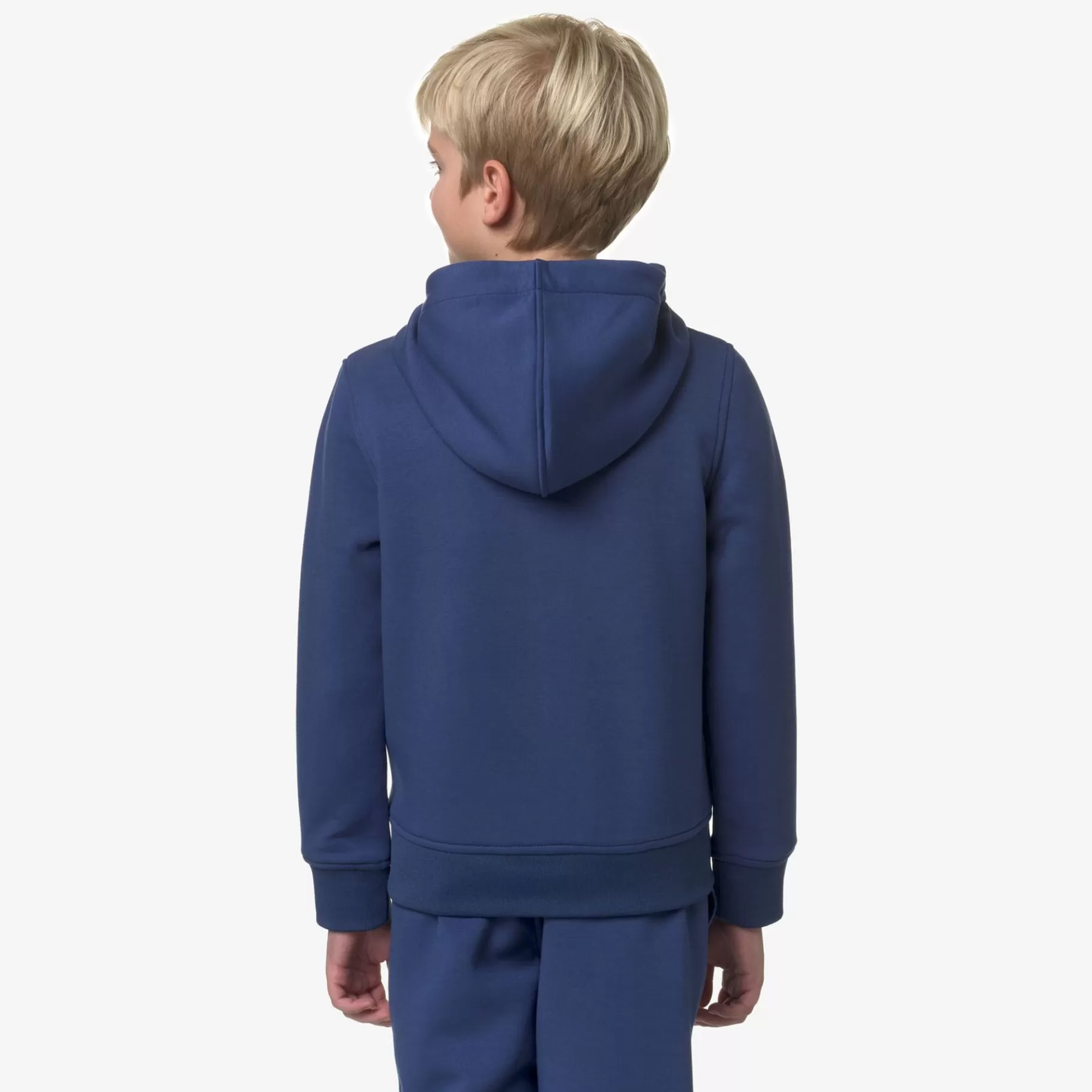 Hoodies And Sweaters*K-WAY P. Rainer Light Spacer - Fleece - Jacket - Boy - Blue Fiord