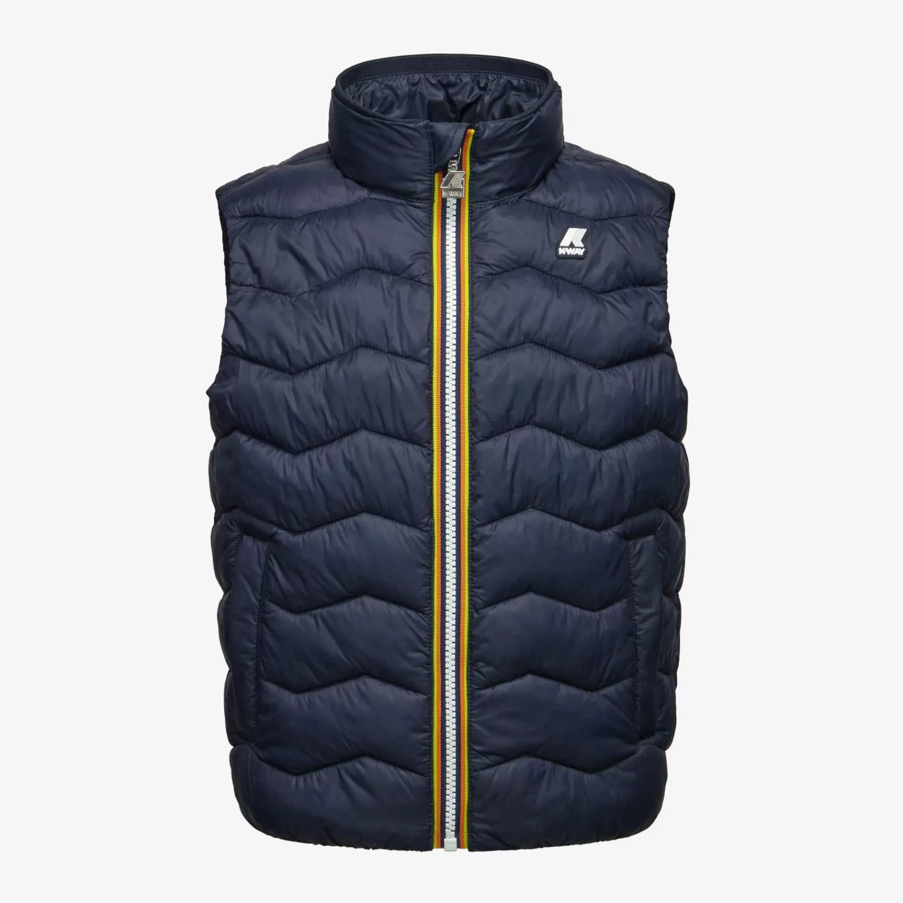 Vests*K-WAY P. Valen Quilted Warm - Jackets - Vest - Boy - Blue Depth