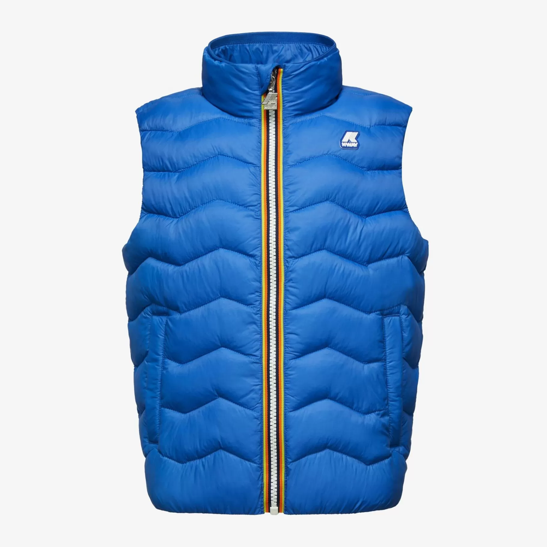Vests*K-WAY P. Valen Quilted Warm - Jackets - Vest - Boy - Blue Royal Marine