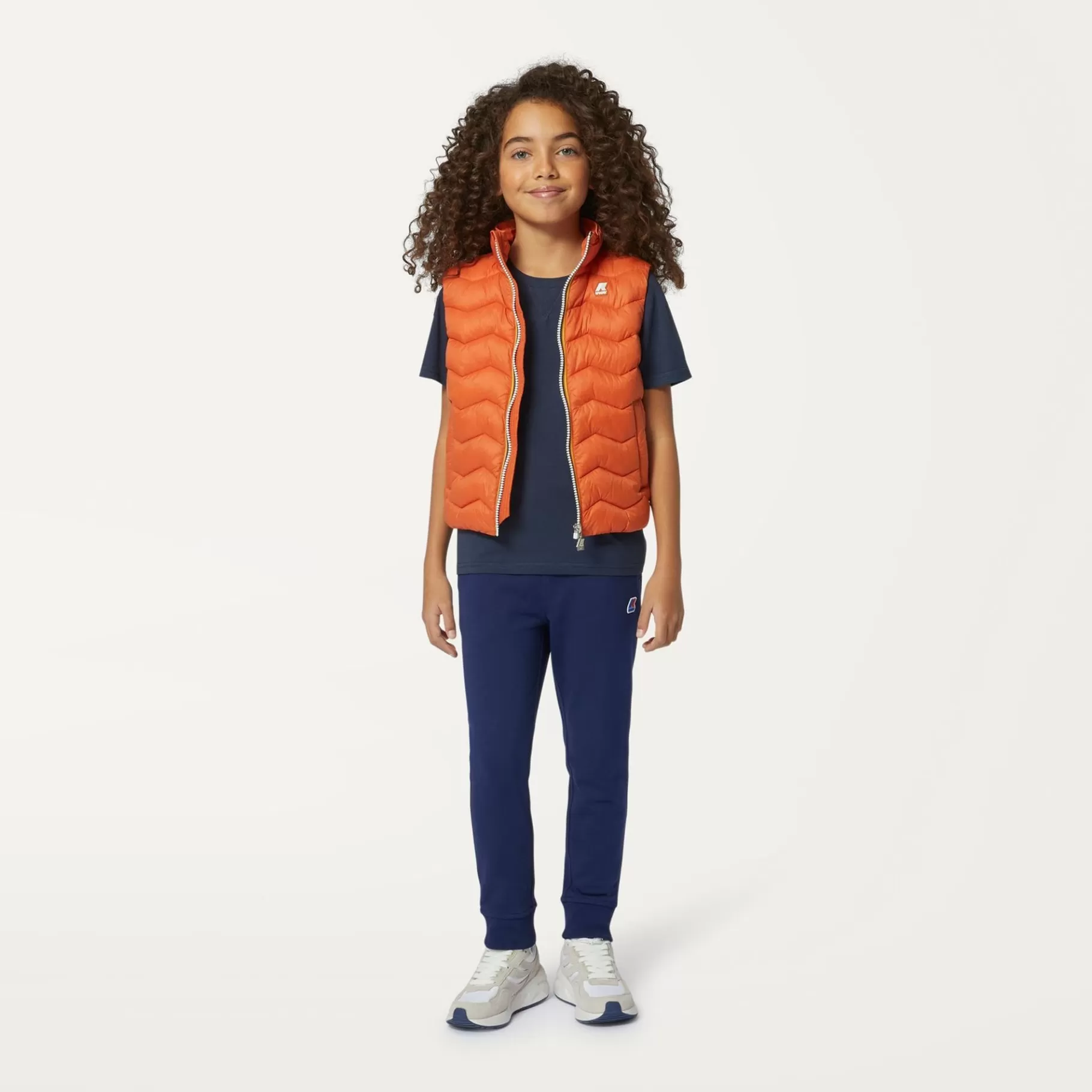 Vests*K-WAY P. Valen Quilted Warm - Jackets - Vest - Boy - Orange Copper