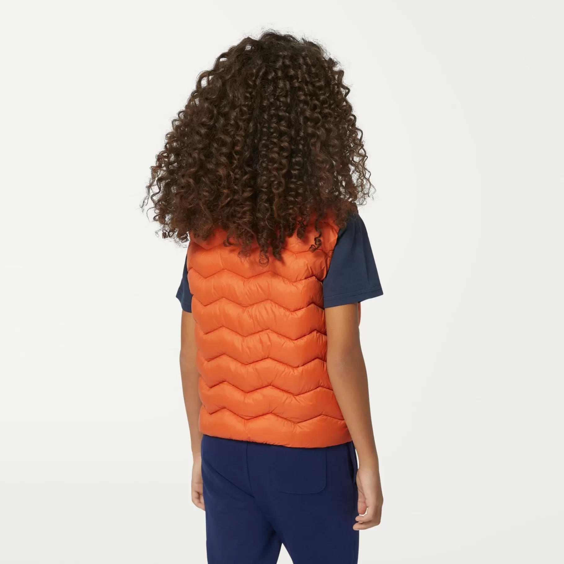 Vests*K-WAY P. Valen Quilted Warm - Jackets - Vest - Boy - Orange Copper