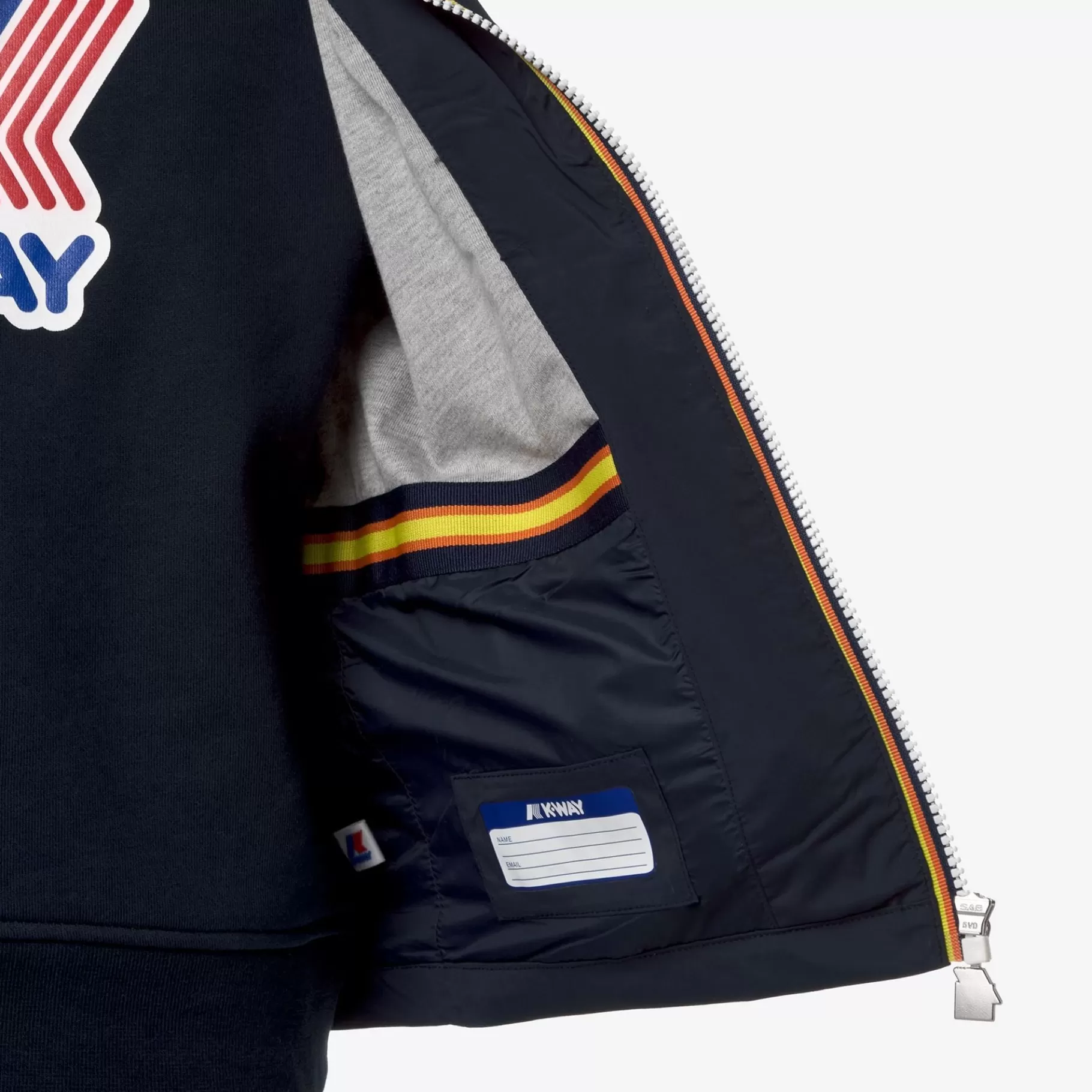 Vests*K-WAY P. Valen Stretch Nylon Jersey - Jackets - Vest - Boy - Blue Depth