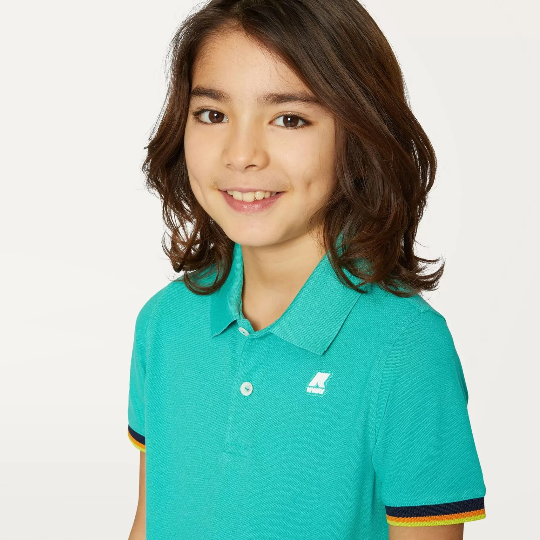 Polo Shirts*K-WAY P. Vincent - Polo Shirts - Polo - Boy - Green Marine