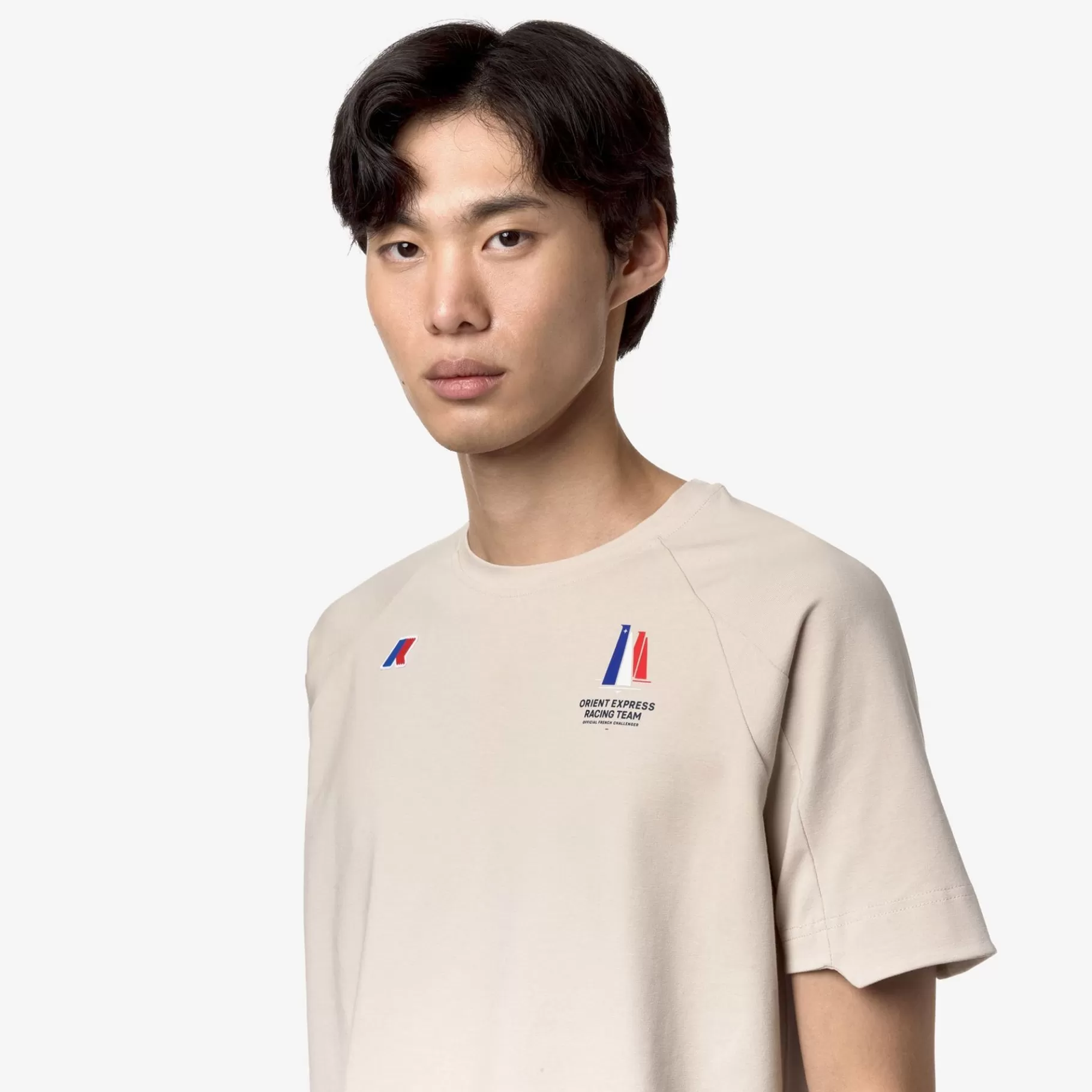 T-Shirt*K-WAY Parot Orient Express Ac - T-Shirtstop - T-Shirt - Unisex - Grey Vapor
