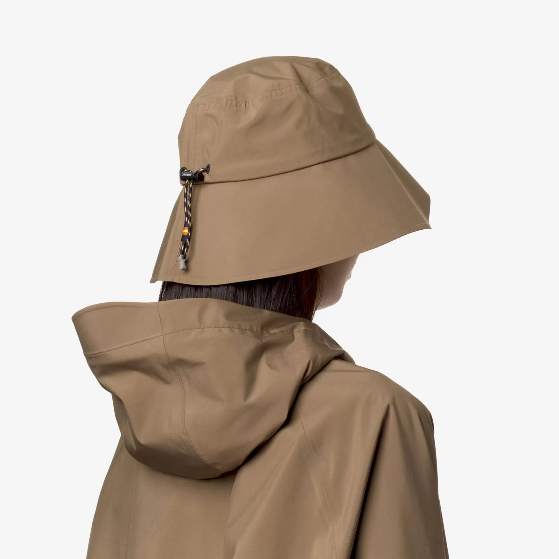Beanies And Hats*K-WAY Pascalette Clean Look 3L - Headwear - Hat - Woman - Brown Corda-Red Dk