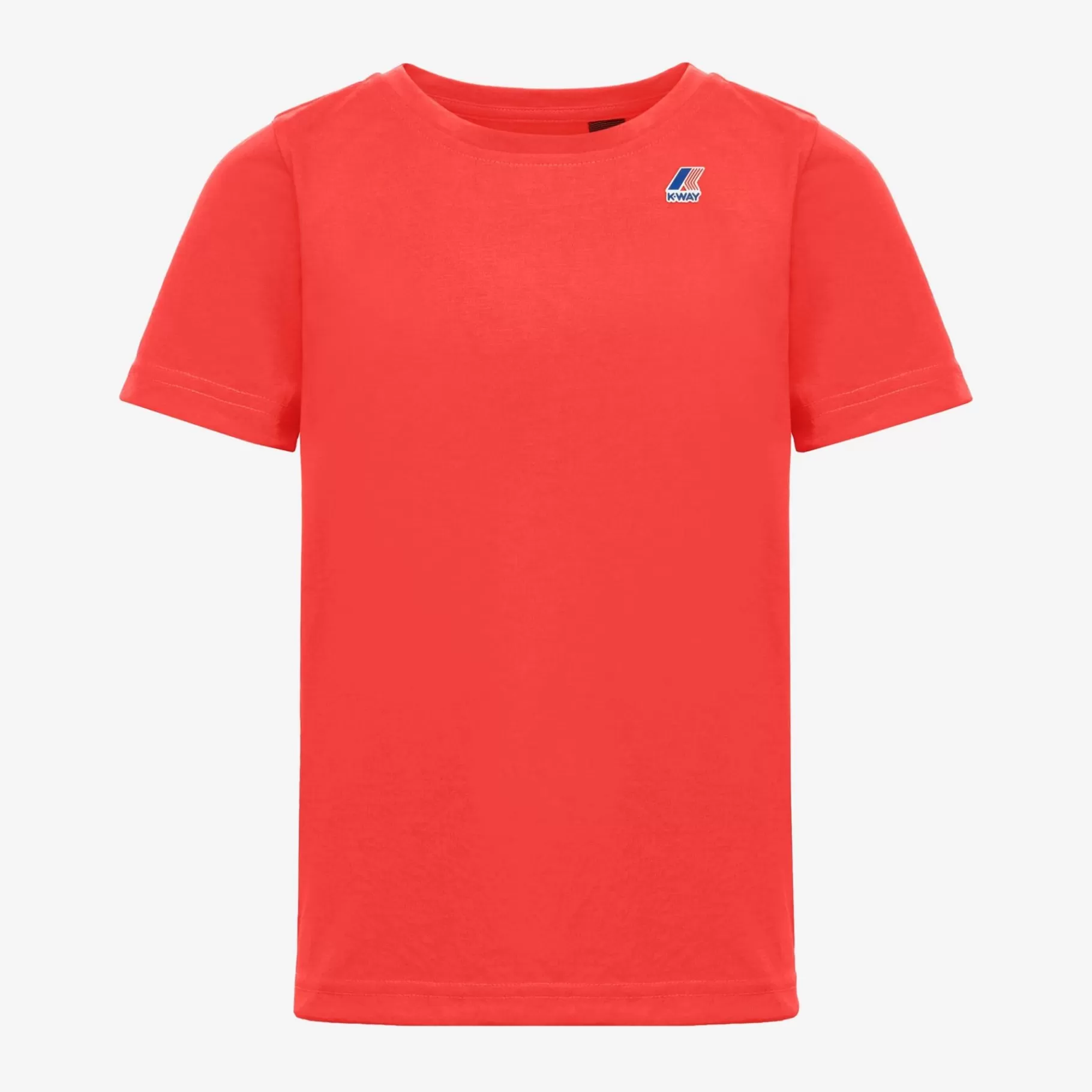 T-Shirt*K-WAY P.Le Vrai Edouard Fluo - T-Shirtstop - T-Shirt - Kid Unisex - Red Papavero
