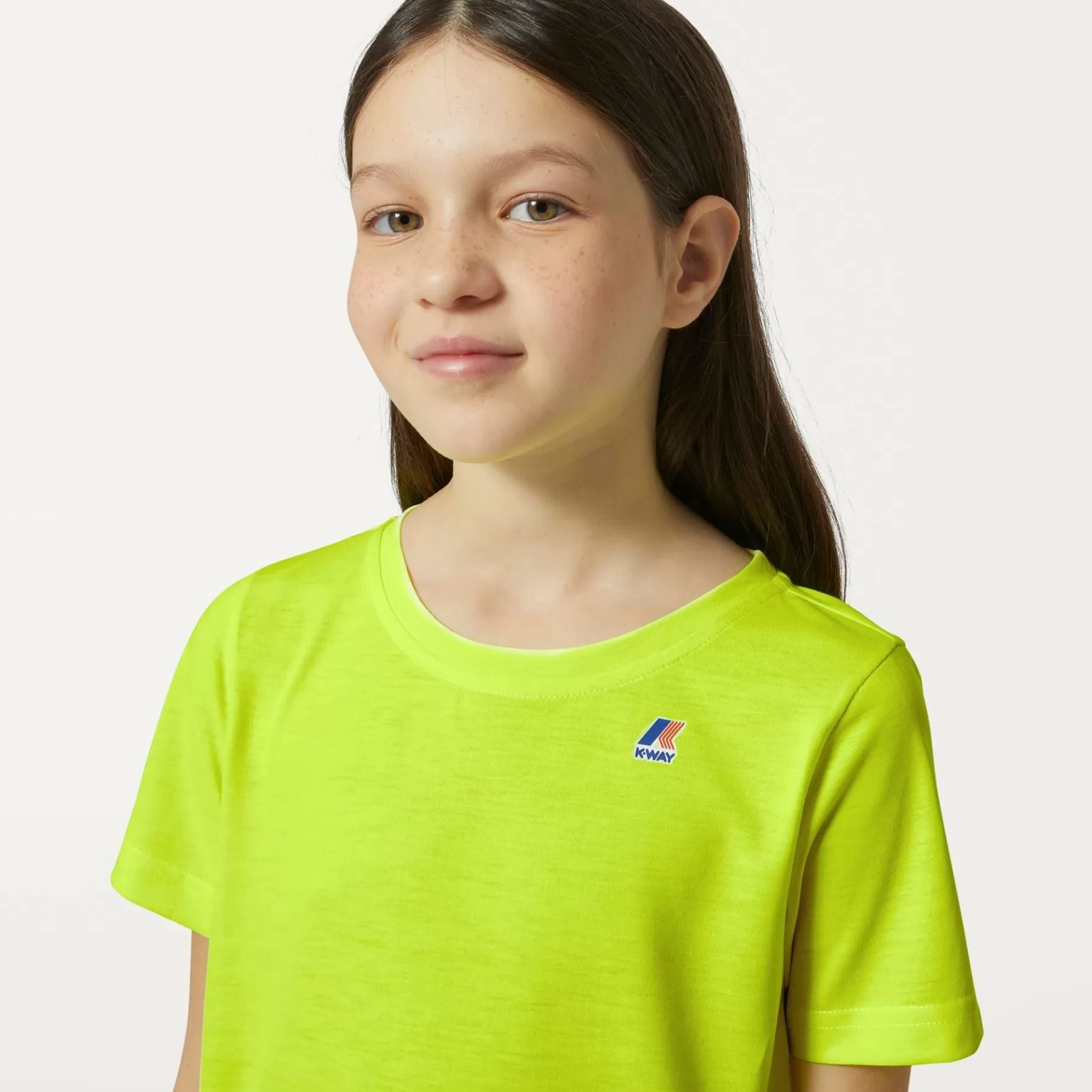 T-Shirt*K-WAY P.Le Vrai Edouard Fluo - T-Shirtstop - T-Shirt - Kid Unisex - Yellow Soleil