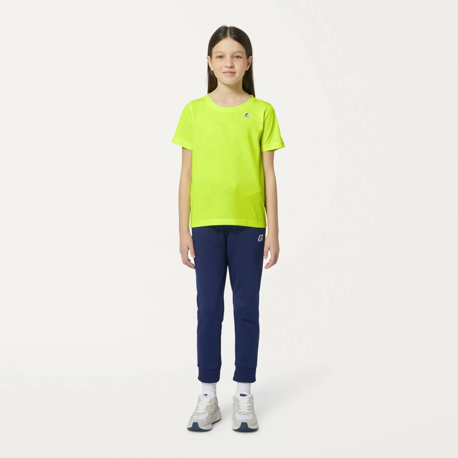 T-Shirt*K-WAY P.Le Vrai Edouard Fluo - T-Shirtstop - T-Shirt - Kid Unisex - Yellow Soleil
