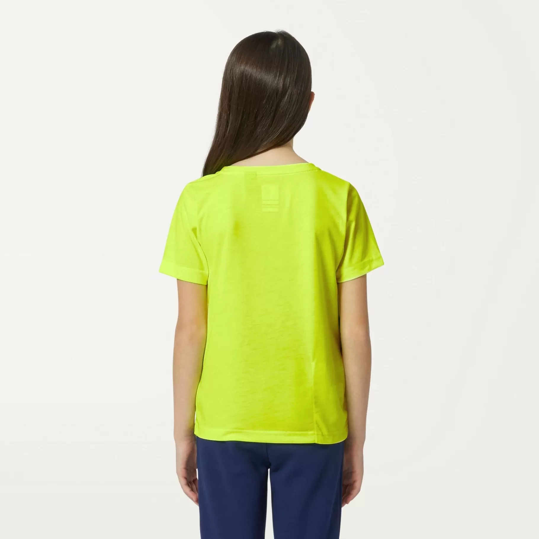 T-Shirt*K-WAY P.Le Vrai Edouard Fluo - T-Shirtstop - T-Shirt - Kid Unisex - Yellow Soleil