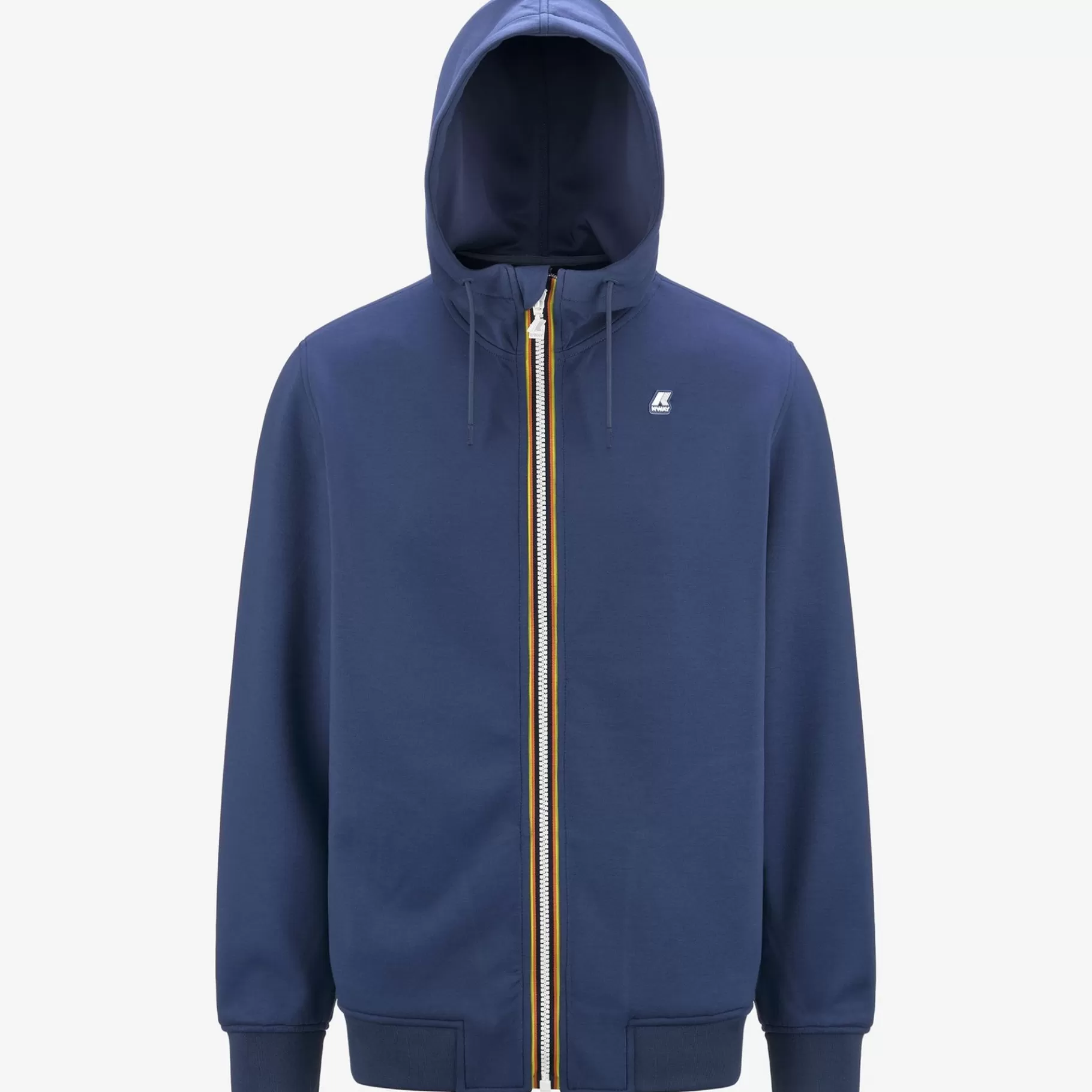 Hoodies And Sweaters*K-WAY Rainer Light Spacer - Fleece - Jacket - Man - Blue Fiord