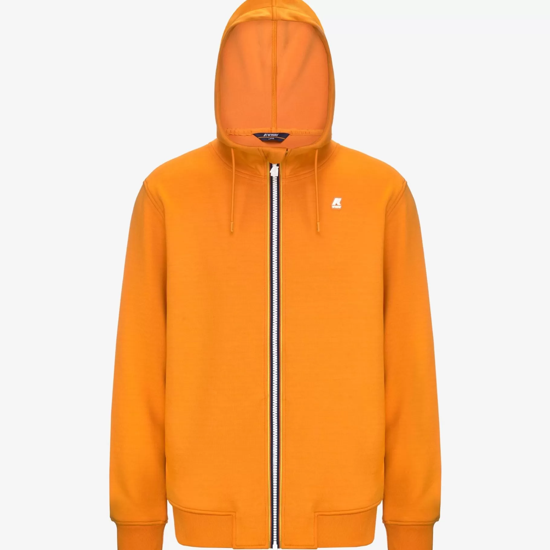 Hoodies And Sweaters*K-WAY Rainer Light Spacer - Fleece - Jacket - Man - Orange Md