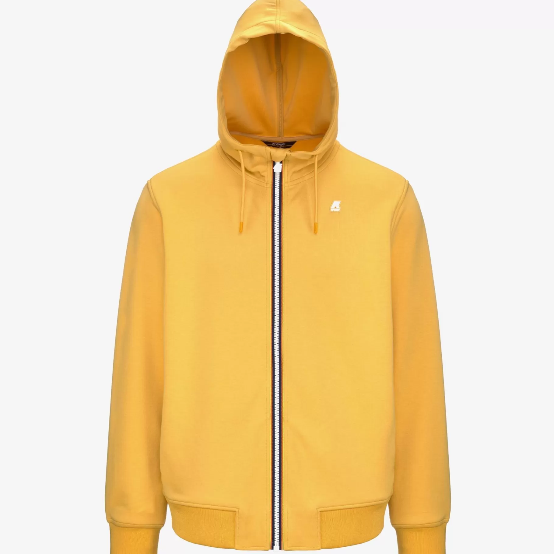 Hoodies And Sweaters*K-WAY Rainer Light Spacer - Fleece - Jacket - Man - Yellow Mimosa