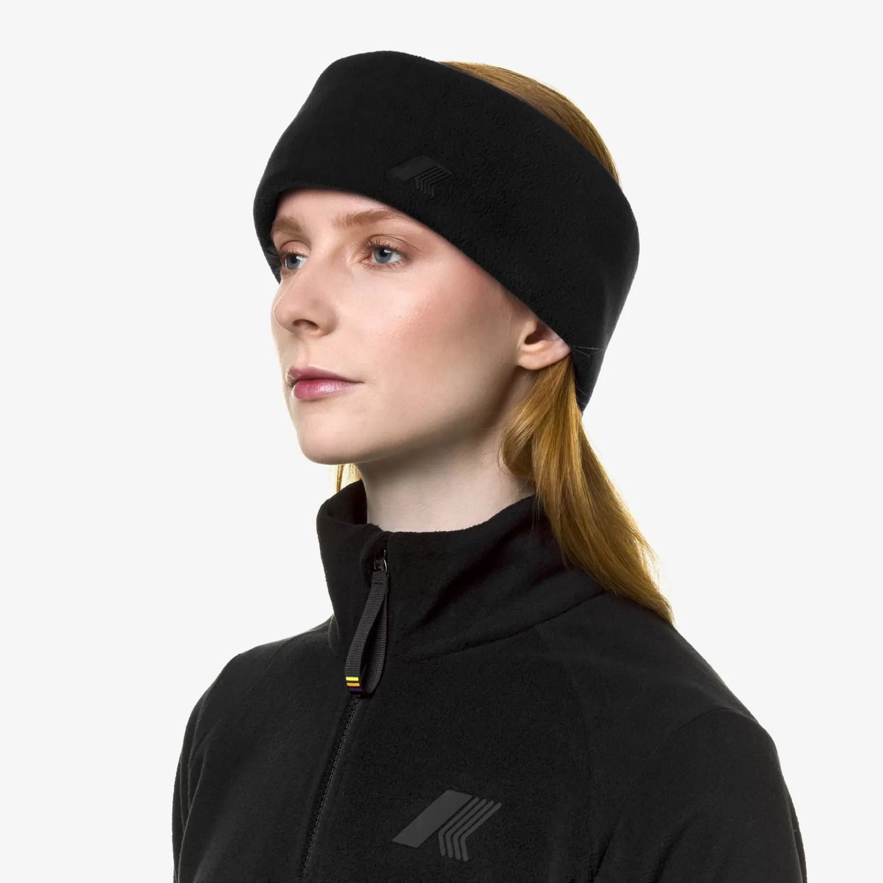 Beanies And Hats*K-WAY Rouget Sherpa Polar - Headwear - Headband - Unisex - Black Pure