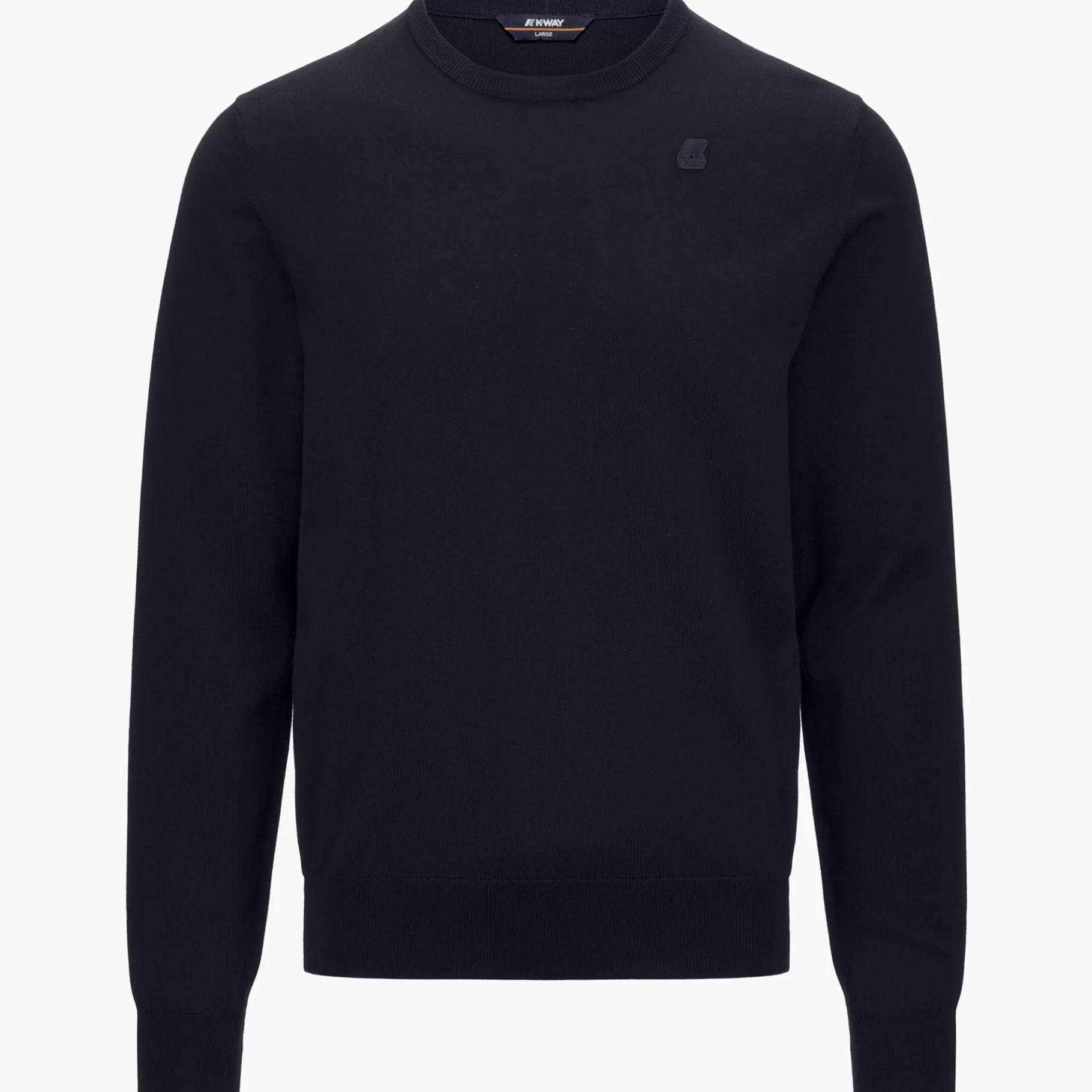 Jumpers & Pullovers*K-WAY Sebastien Cotton Ps - Knitwear - Pullover - Man - Blue Depth