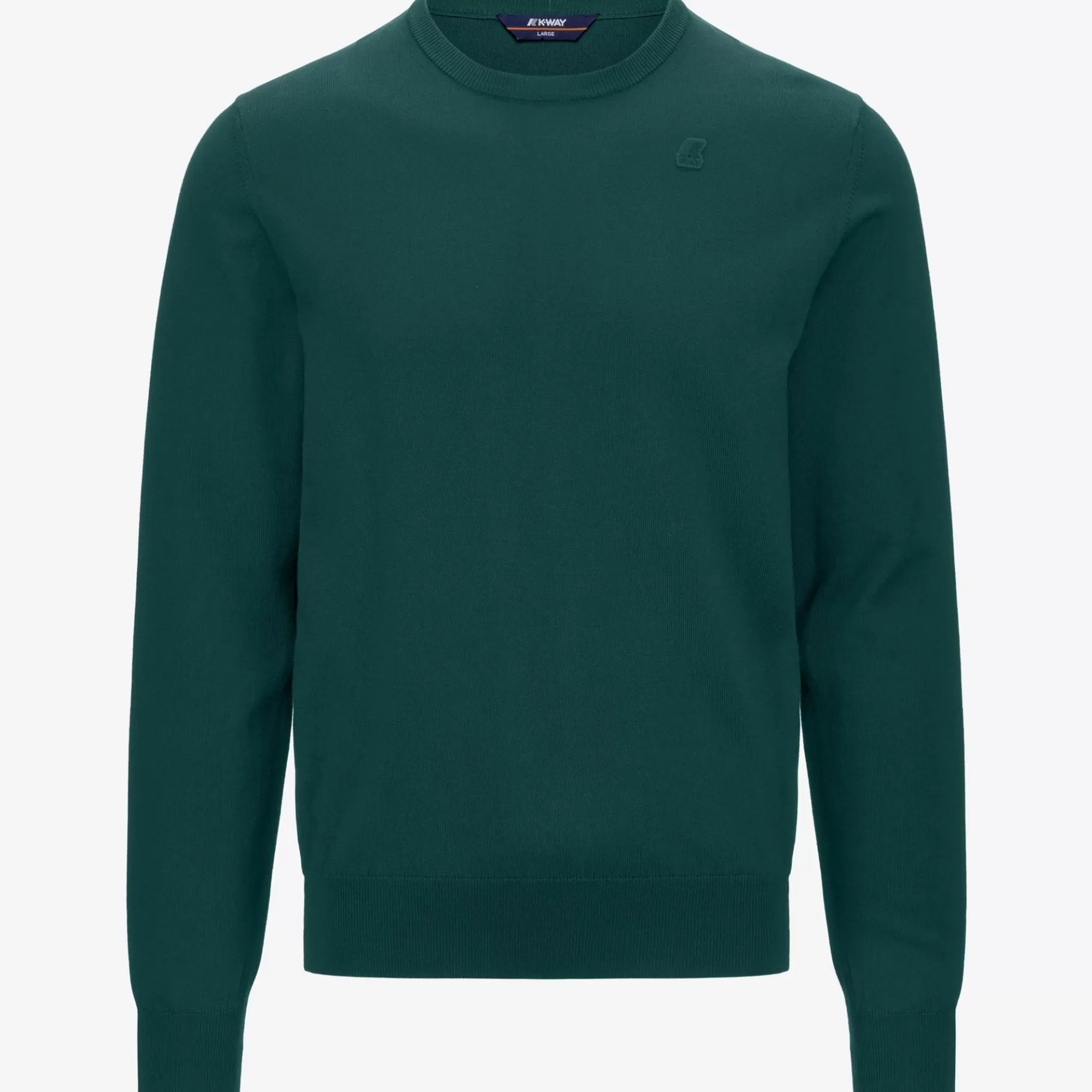 Jumpers & Pullovers*K-WAY Sebastien Cotton Ps - Knitwear - Pullover - Man - Green June