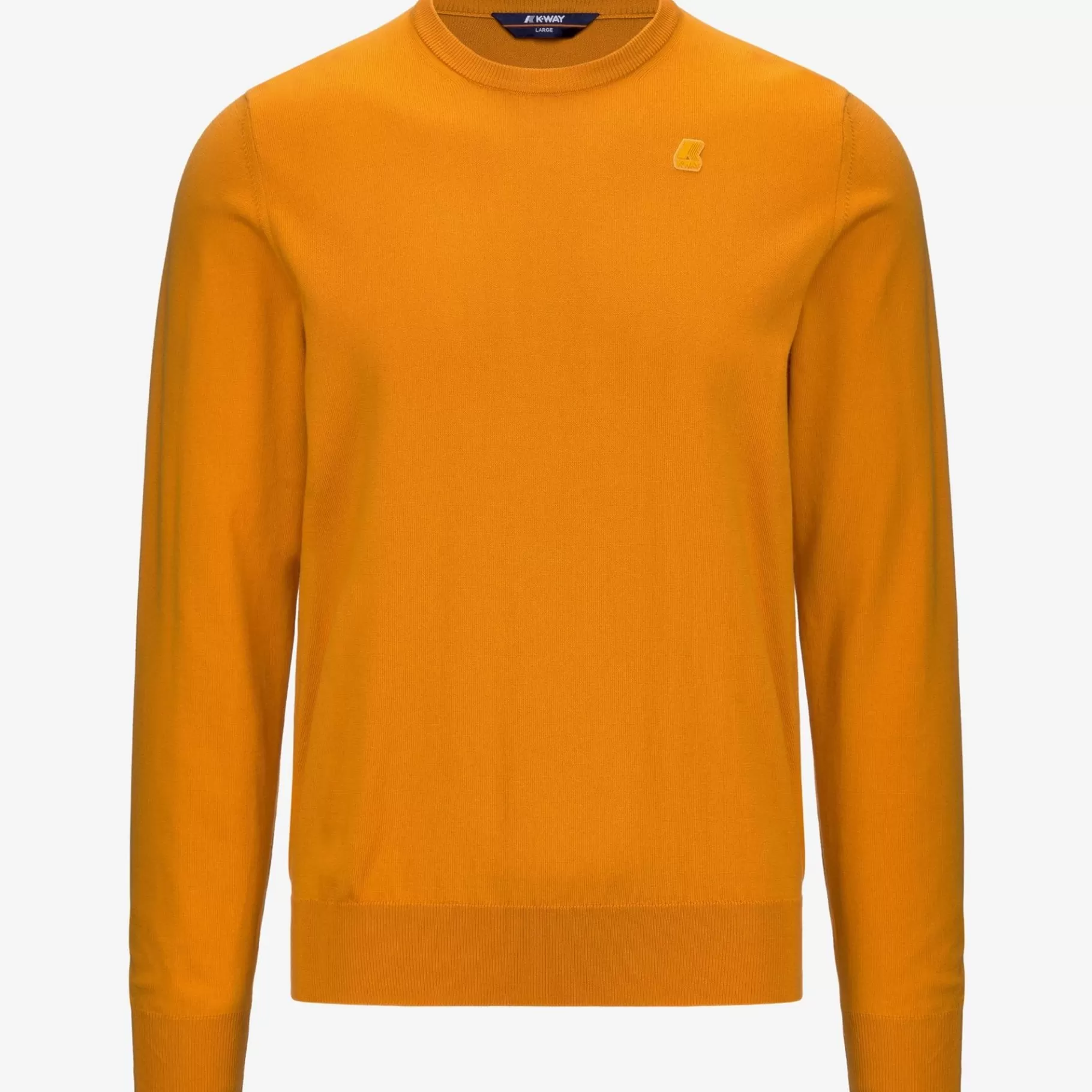 Jumpers & Pullovers*K-WAY Sebastien Cotton Ps - Knitwear - Pullover - Man - Orange Lt